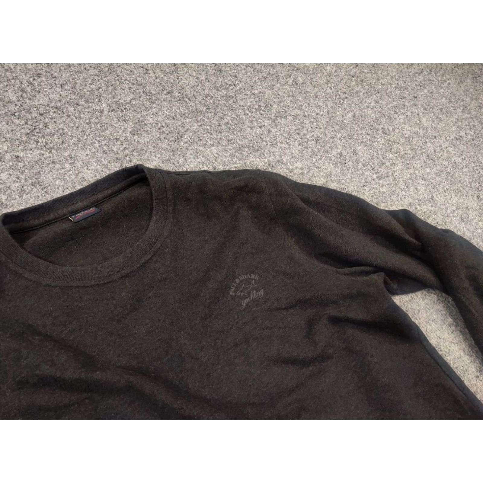 Paul & Shark Paul & Shark yachting Design Sweatshirt Dark Gray Cotton Crew neck Classic Fit Mens L Gray Size US L / EU 52-54 / 3 - 4 Thumbnail