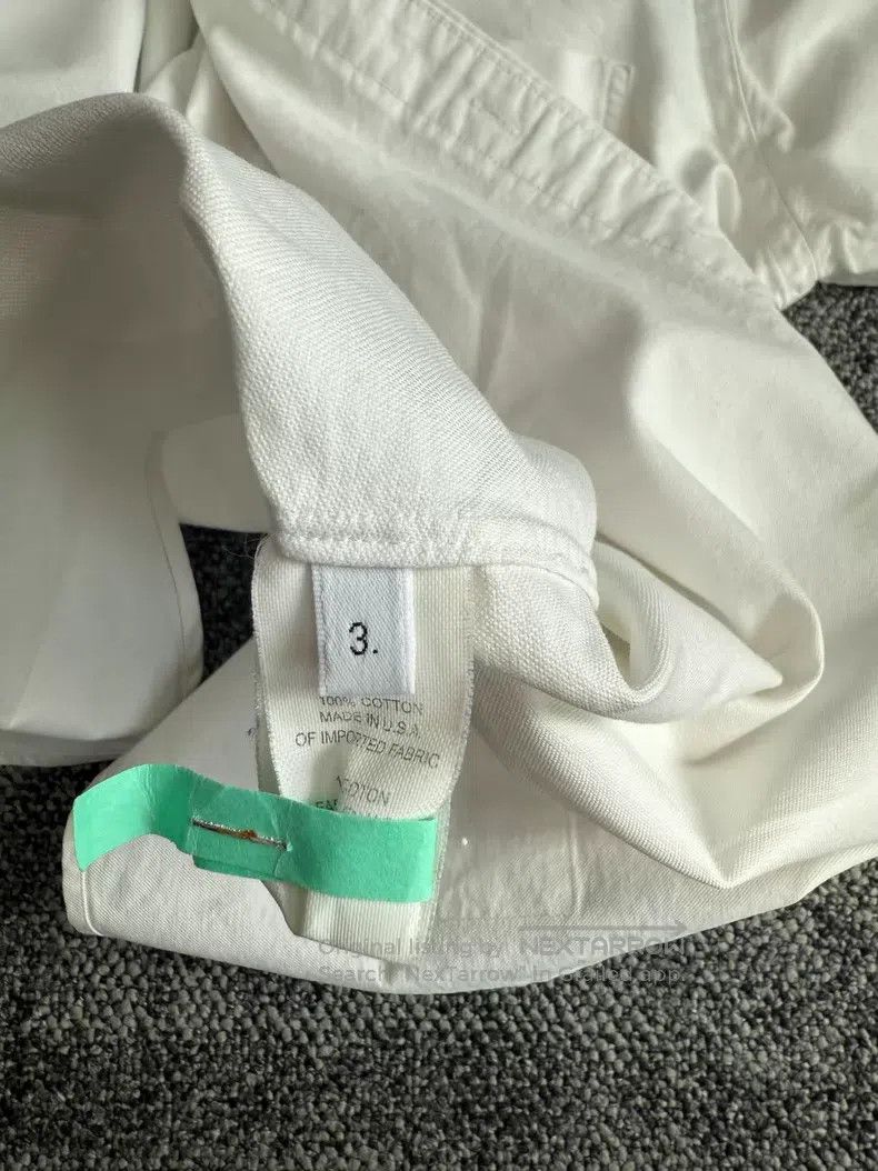 Thom Browne Thom Browne White Shirt Size US L / EU 52-54 / 3 - 3 Thumbnail