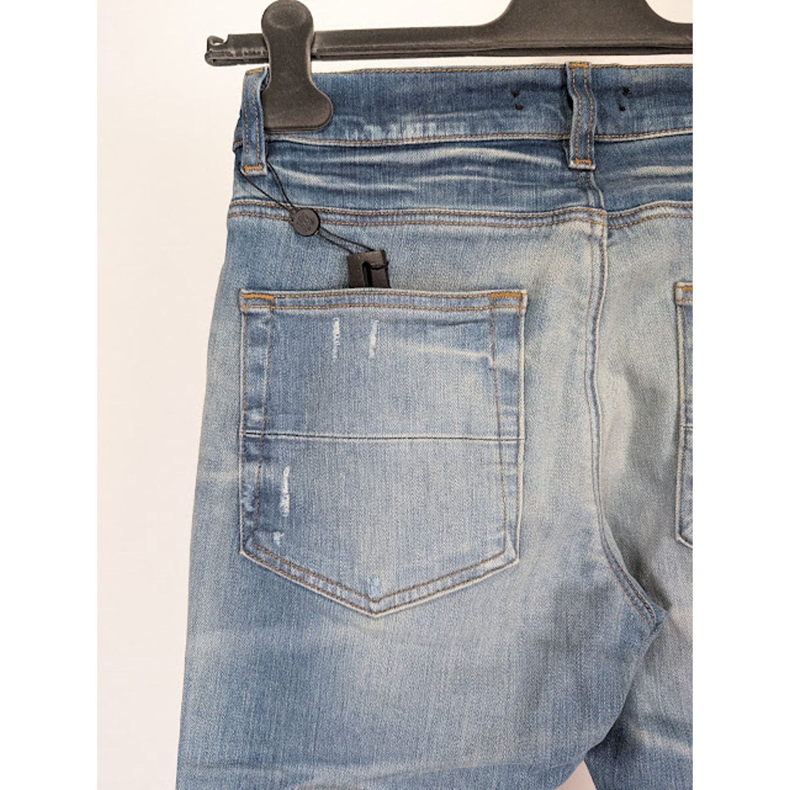 Amiri o1rshd1 Bleached MA Paisley MX1 Jeans Honeycomb Indigo Size US 40 / EU 56 - 17 Thumbnail