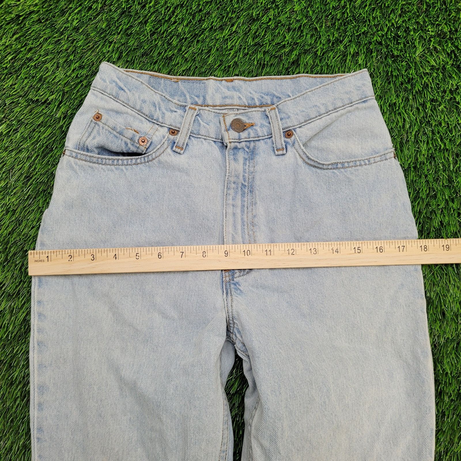 Levi's VTG LEVIS 512 Highrise Jeans Womens 4 26x30 USA Light Wash Size 27" / US 4 / IT 40 - 7 Thumbnail