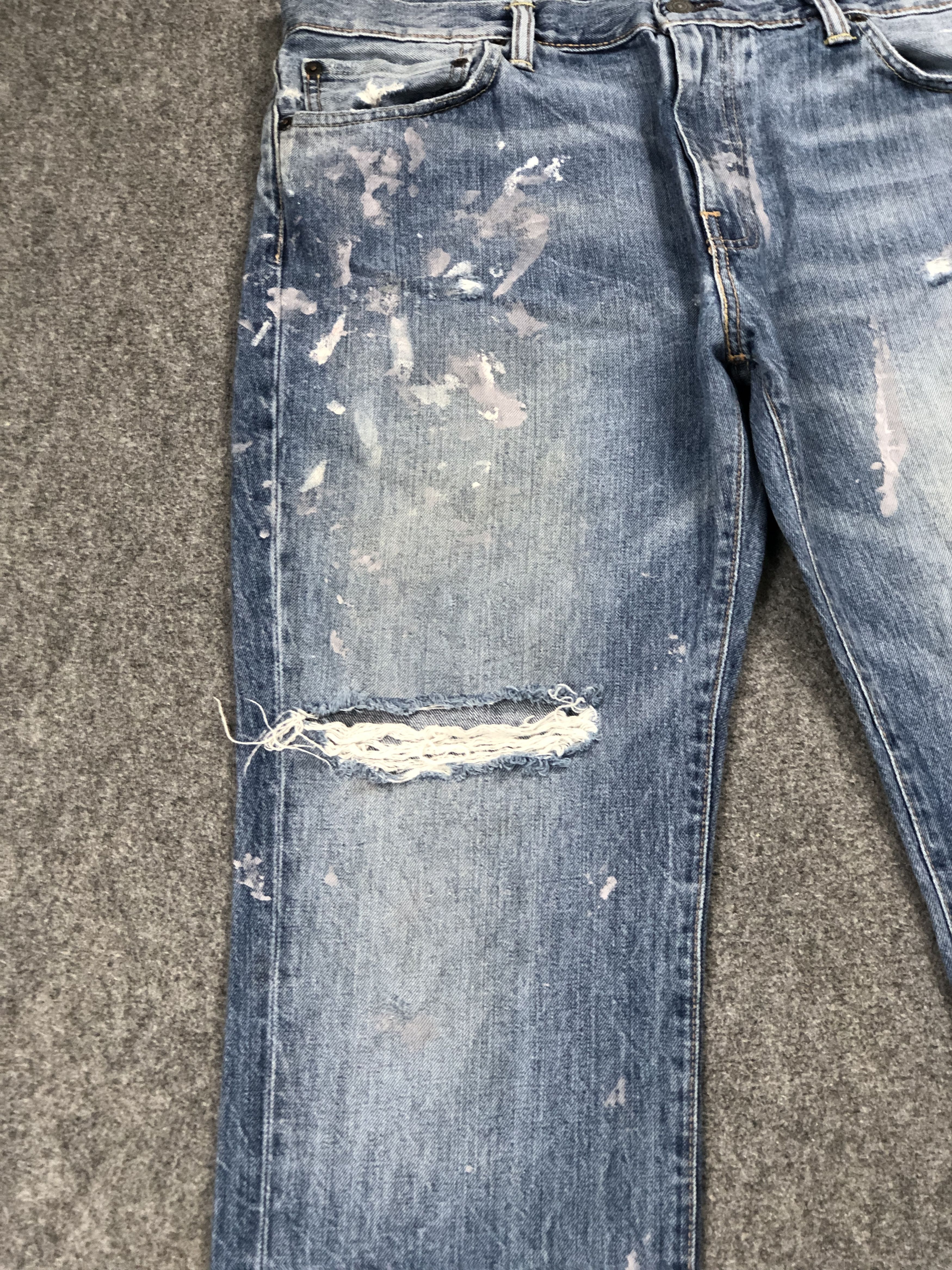 Levi's Distressed Paint Splash Vintage Levis 511 Jeans DP2252 Size US 39 - 9 Thumbnail