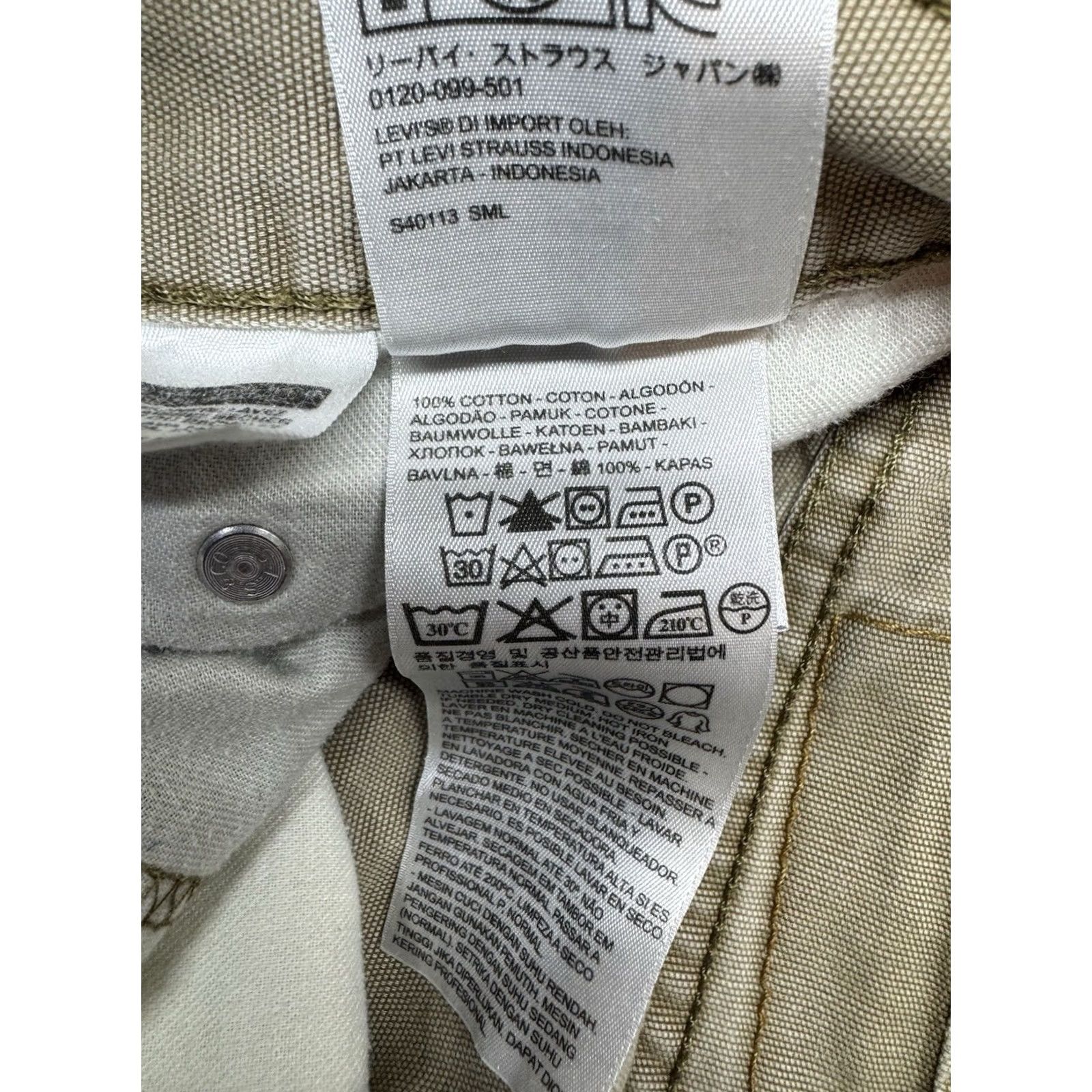 Levi's Levis 514 Jeans Mens Brown Khaki Straight Leg Casual Wear Pants Measures 36x30 Size US 36 / EU 52 - 3 Thumbnail