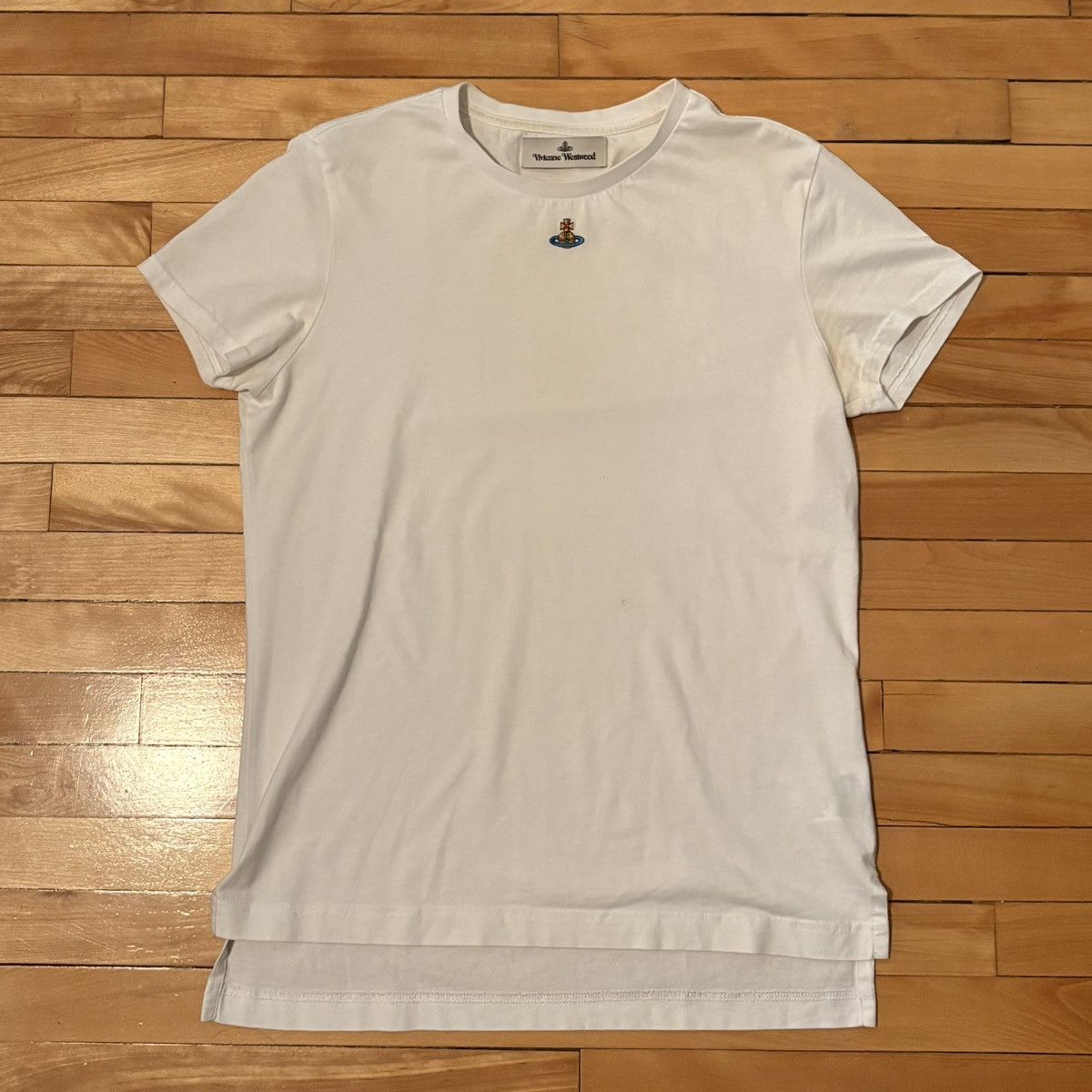 Vivienne Westwood Vivienne Westwood white cotton t-shirt Size US M / EU 48-50 / 2 - 1 Thumbnail