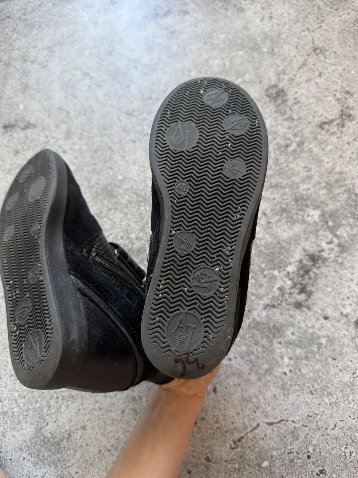 Giorgio Armani Giorgio Armani Vintage Hi-Top Sneakers isabel marant Style Size US 10 / IT 40 - 8 Thumbnail