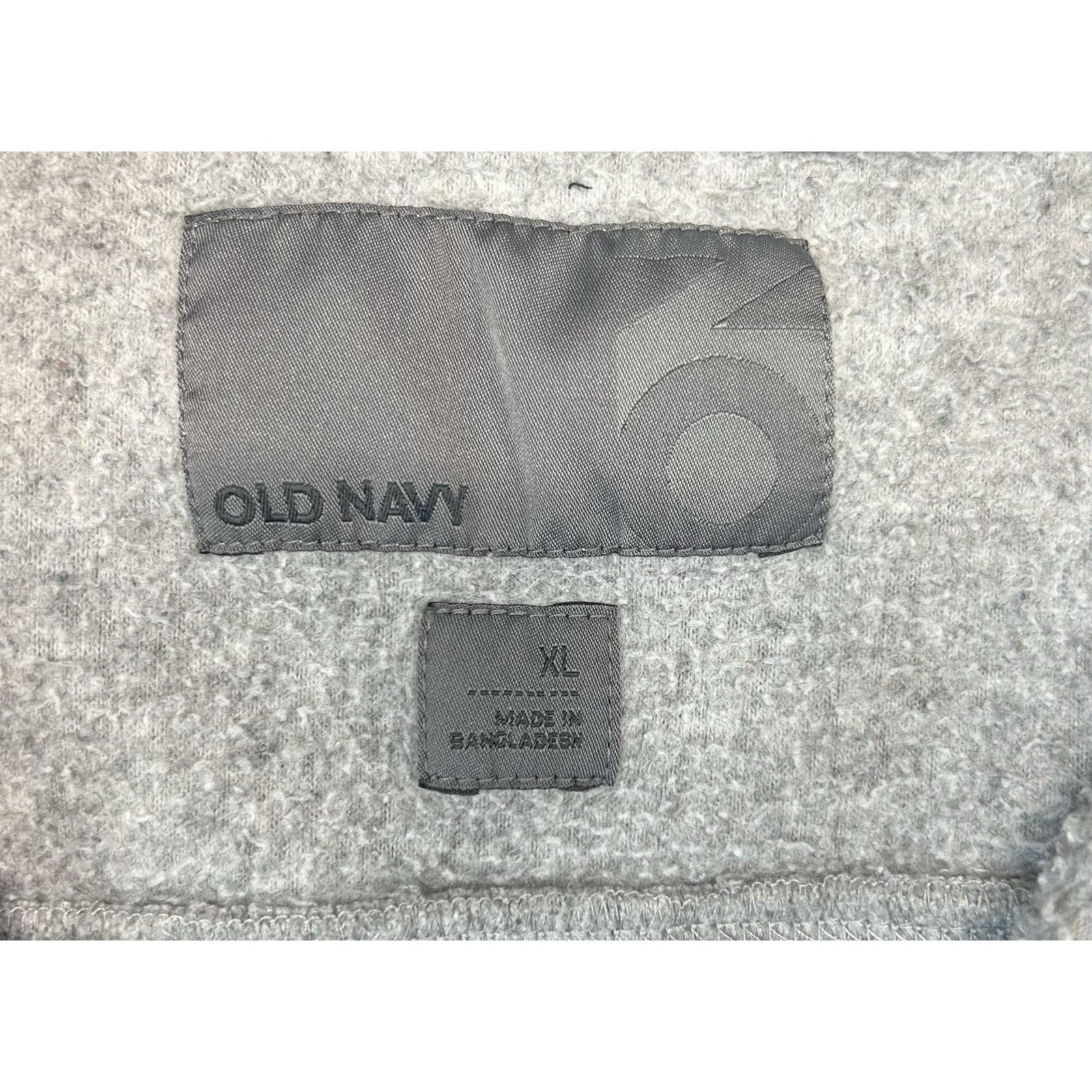Old Navy Women's Old Navy Grey Fleece Red Letters Pockets XL Size XL / US 12-14 / IT 48-50 - 5 Thumbnail