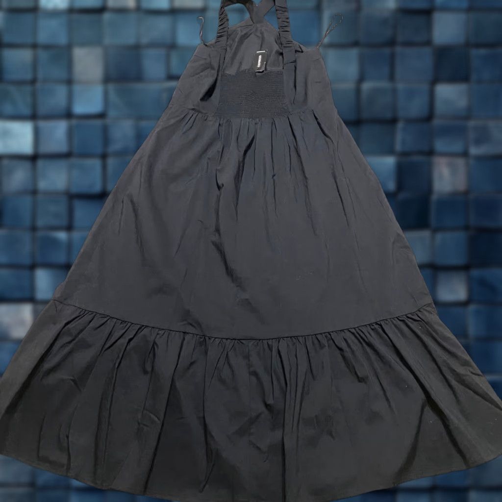 Express Express Midi A-Line Dress NWT Black Sleeveless Tiered Casual Party/Cocktail Womens M Size M / US 6-8 / IT 42-44 - 1 Thumbnail