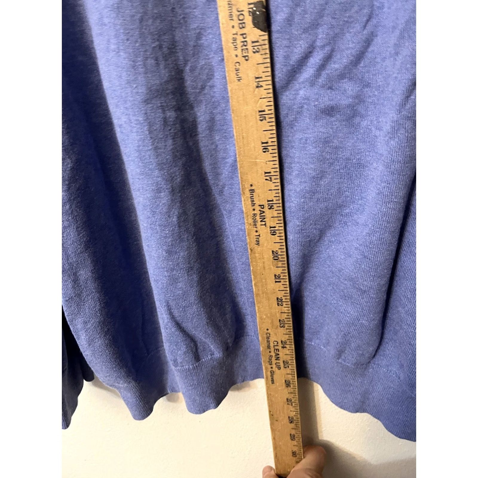 Vineyard Vines Vineyard Vines Sweater Mens XL Blue 1/4 Zip Cotton/Cashmere Size Size US XL / EU 56 / 4 - 4 Thumbnail