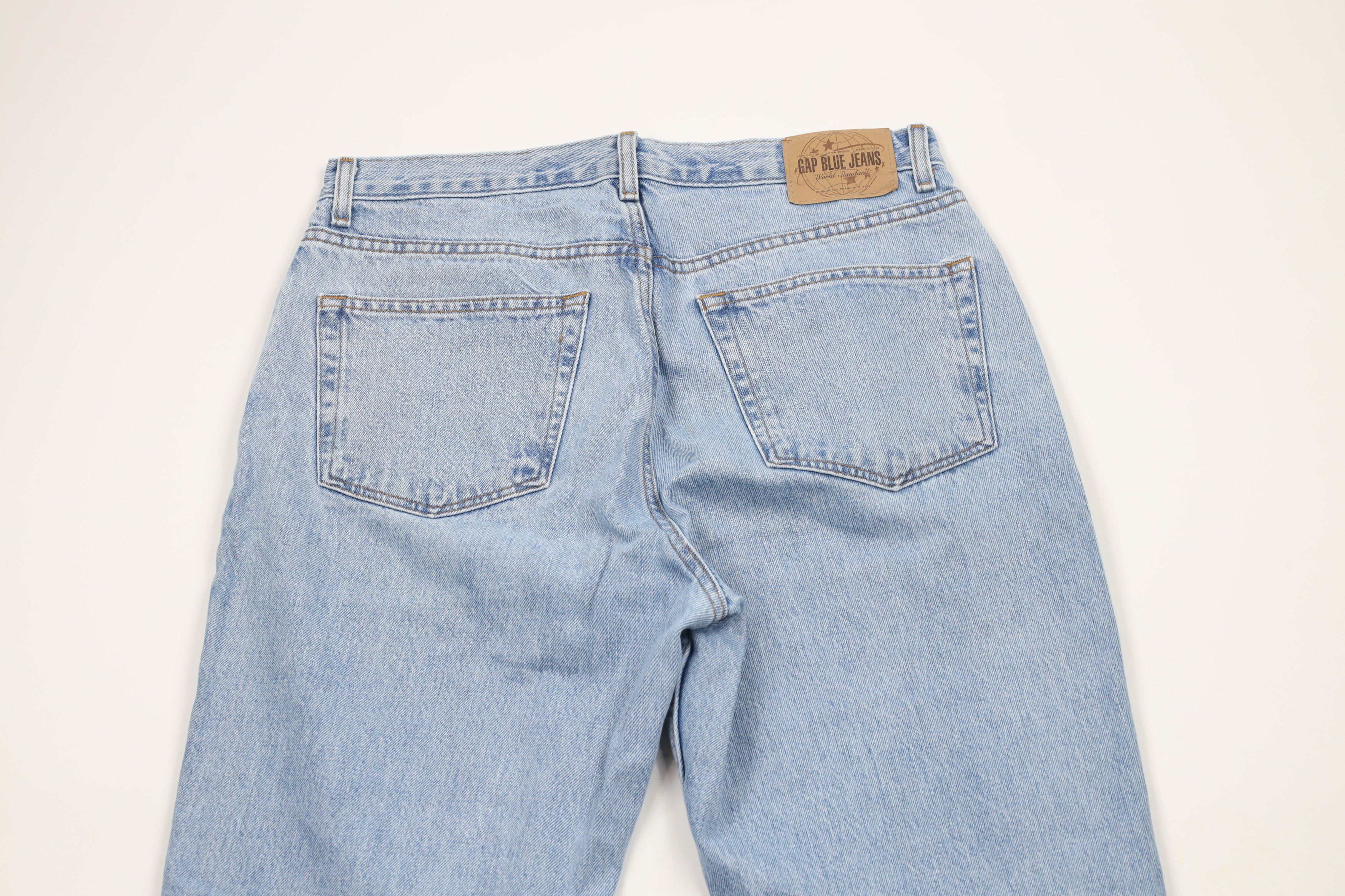 Gap × Vintage Vintage 90s Y2K Gap Relaxed Fit Denim Jeans Blue Cotton Size US 32 / EU 48 - 10 Thumbnail