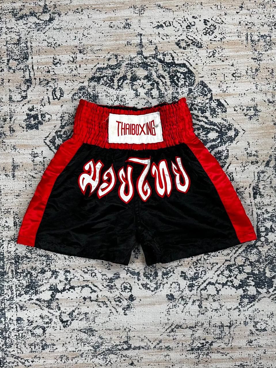 Japanese Brand × Vintage Vintage Muay Thai Shorts Fighting Size US 32 / EU 48 - 1 Thumbnail