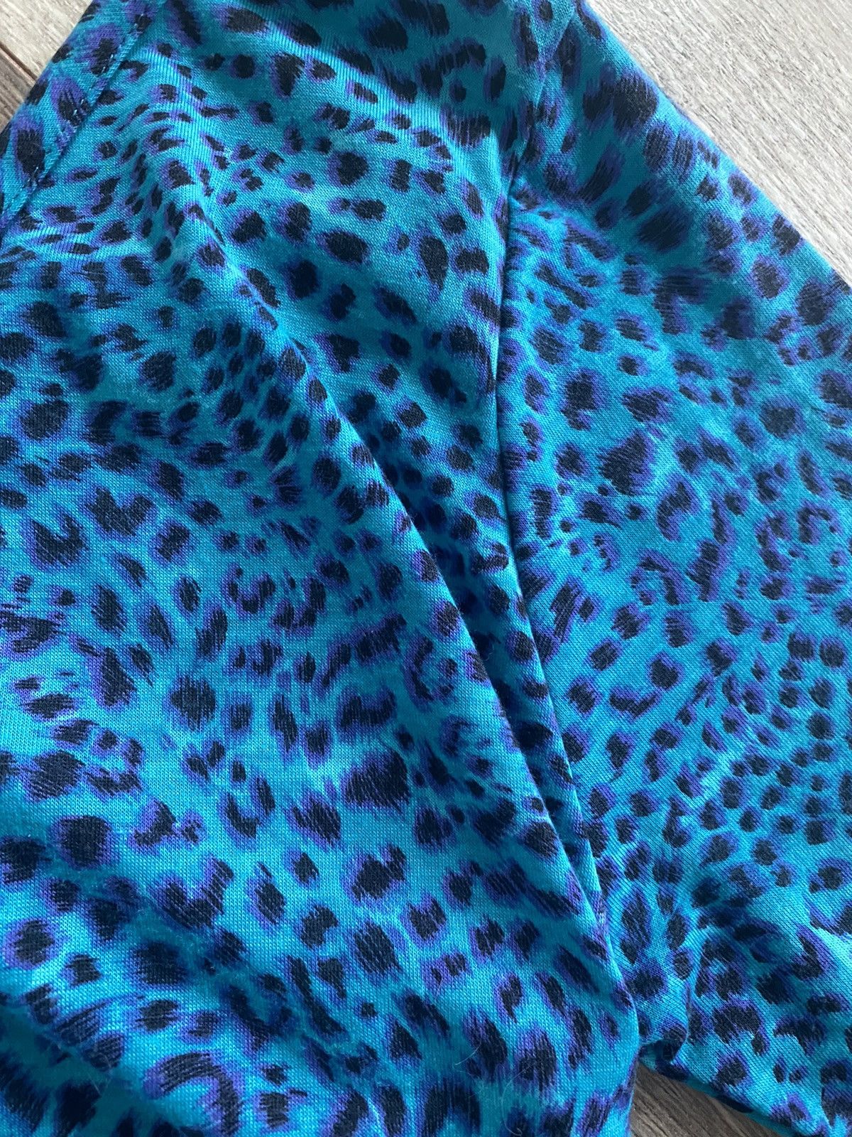 Other URBAN ROSE ONE SLEEVE LEOPARD ANIMAL PRINT TUNIC TOP Size L / US 10 / IT 46 - 2 Thumbnail