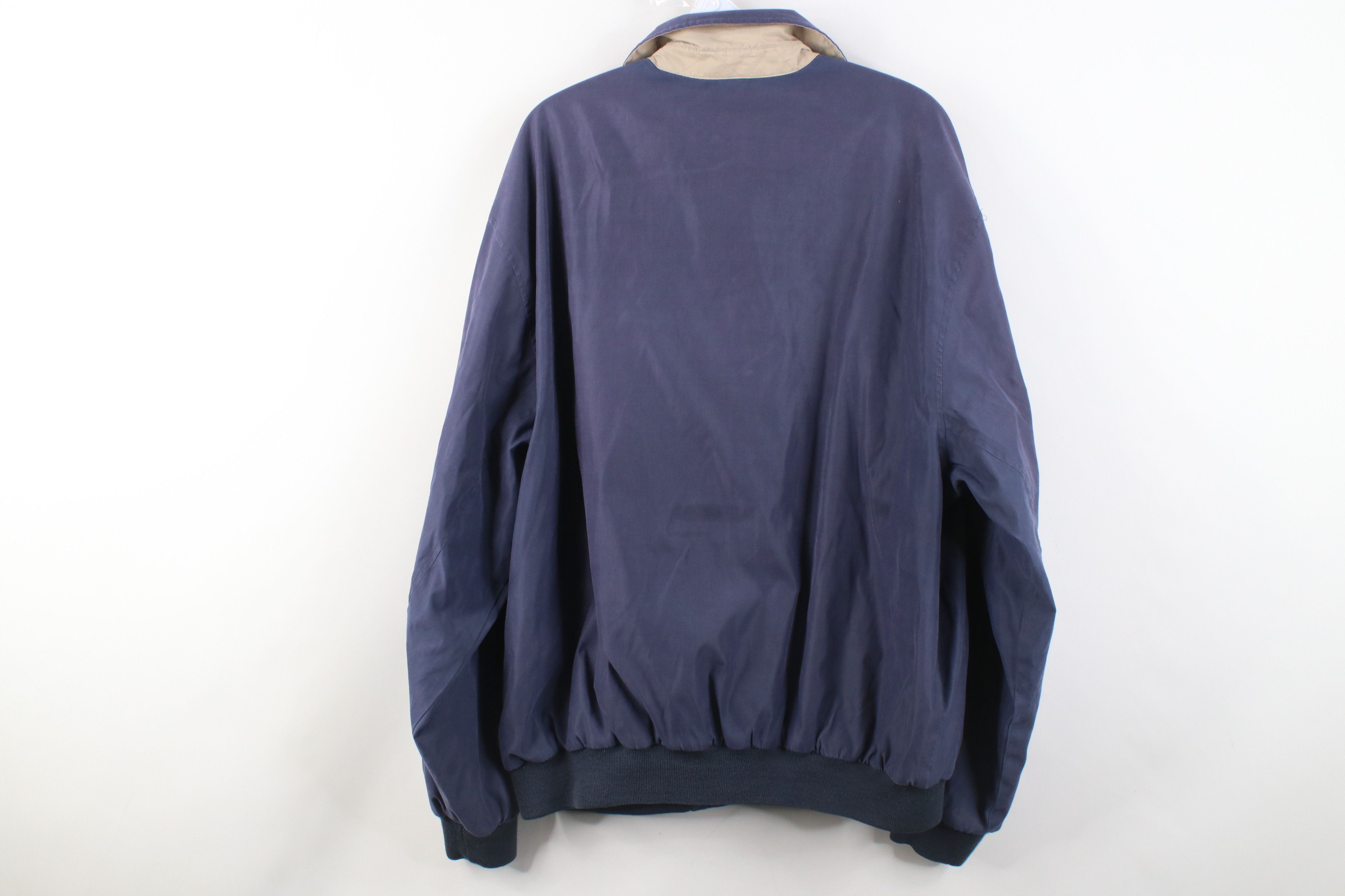 Vintage Vintage 90s Streetwear Full Zip Bomber Jacket Blue Size US L / EU 52-54 / 3 - 15 Thumbnail