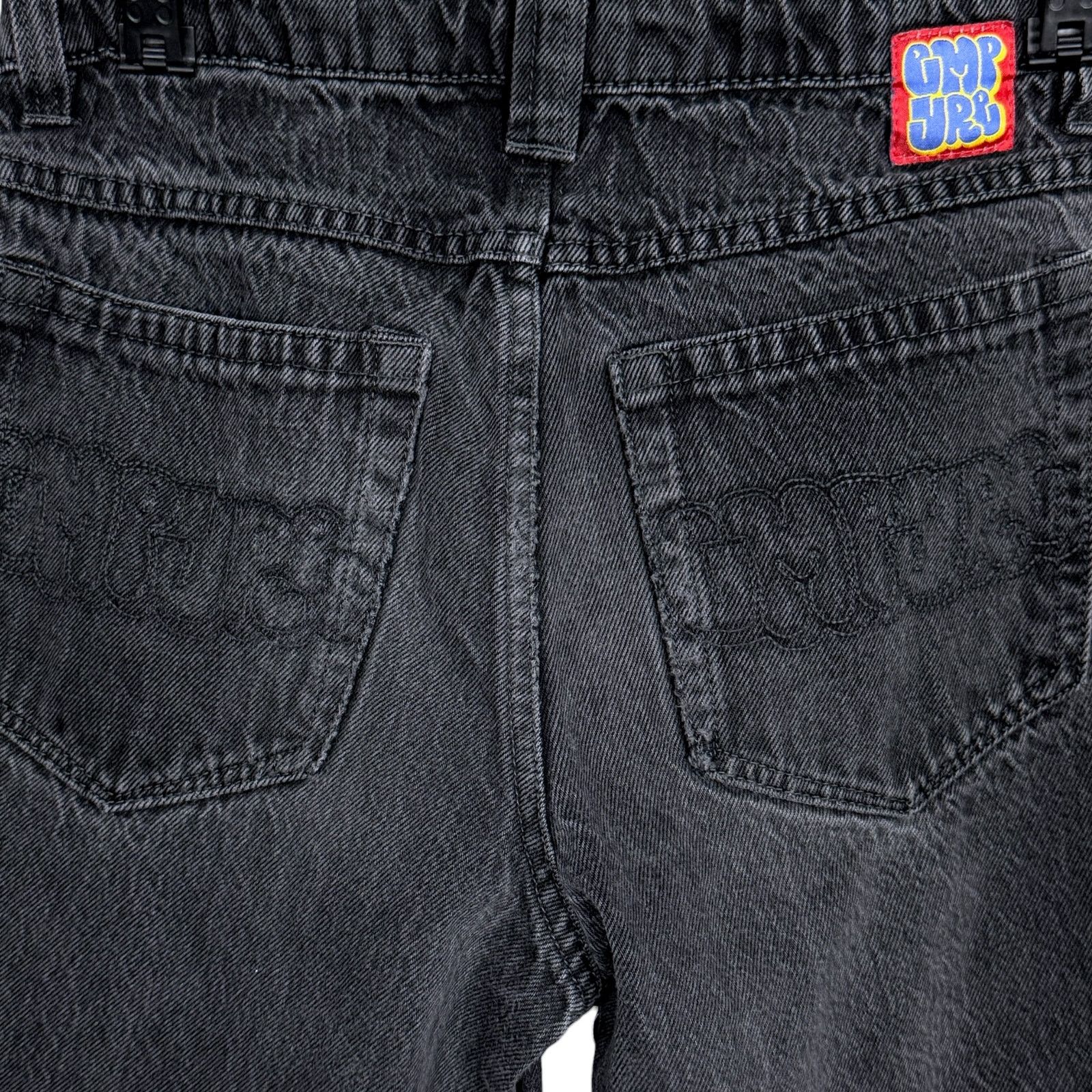 Empyre Empyre Black Wash Jeans Size 24x24 Baggy Y2K Style Custom Size 24" / US 00 / IT 34 - 7 Thumbnail