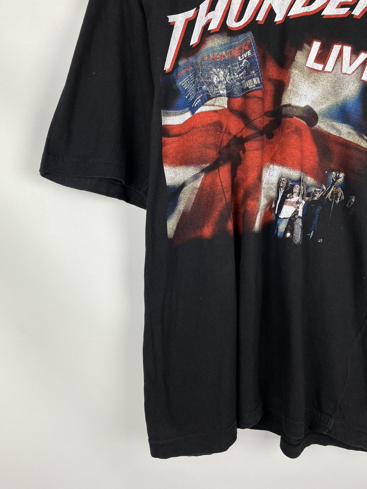 Band Tees Thunder Live vintage band heavy metal rock tour 1998 t shirt Size US XL / EU 56 / 4 - 7 Thumbnail