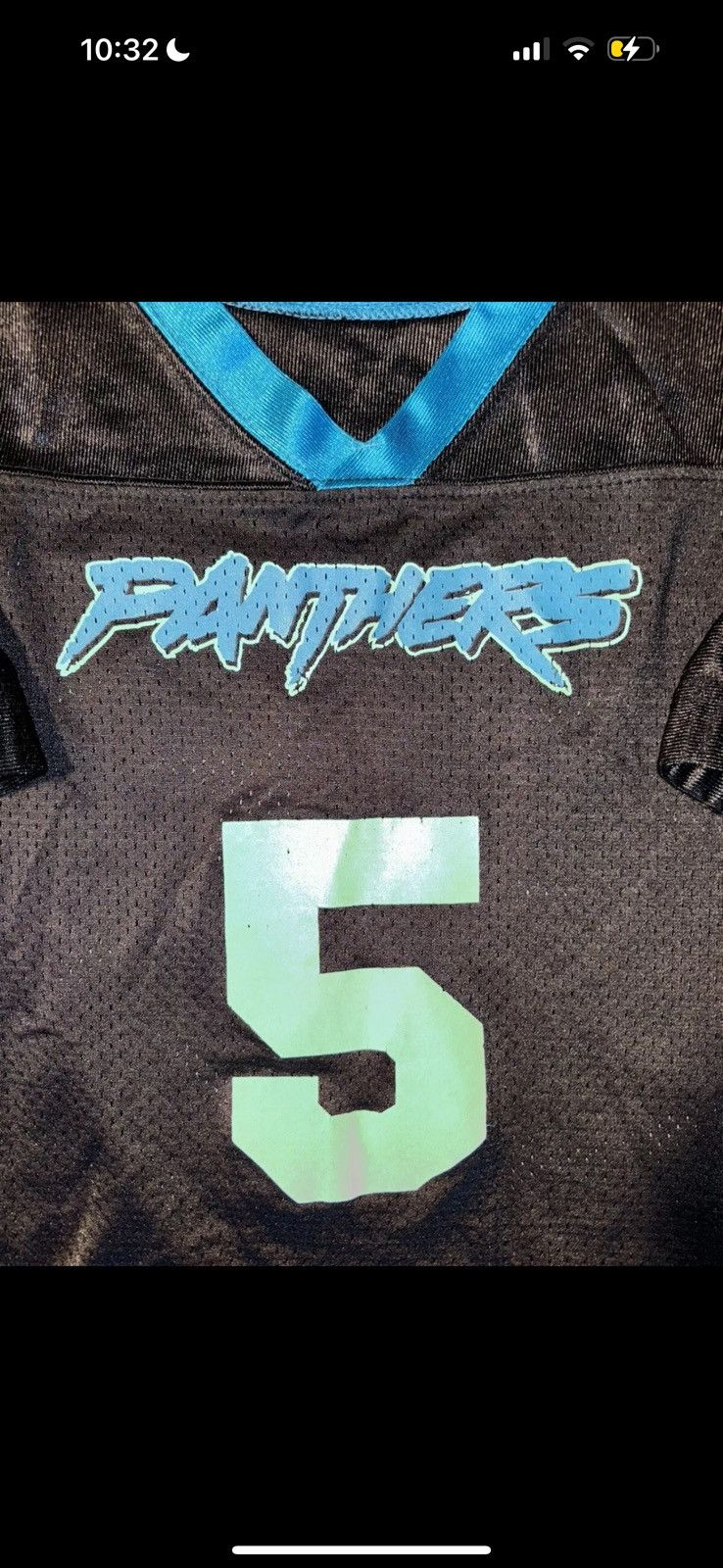 NFL × Reebok Vintage Reebok NFL Carolina Panthers Football Jersey Youth Size US M / EU 48-50 / 2 - 3 Thumbnail