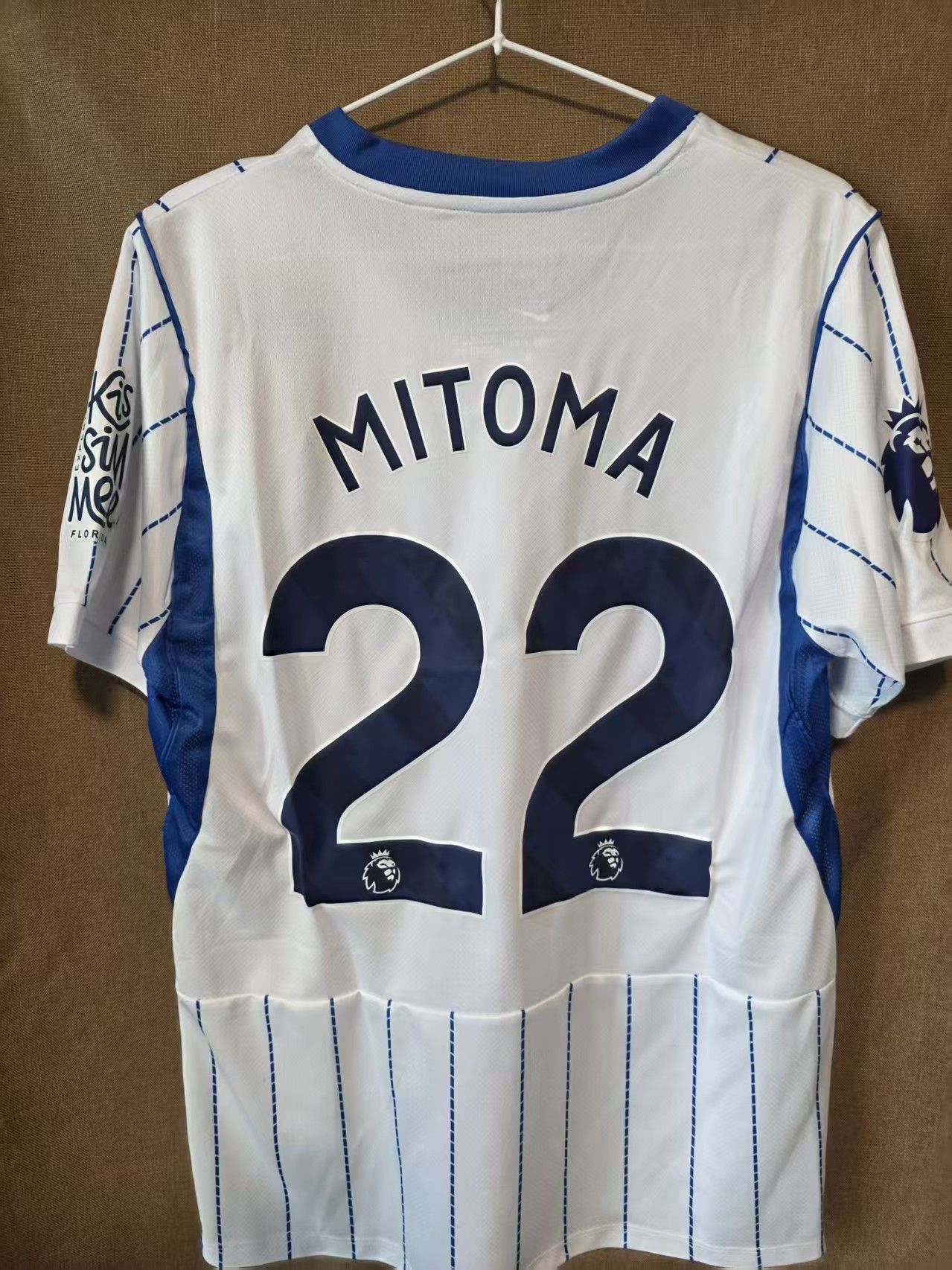 Other 2024 25 Brighton 22 Kaoru Mitoma Jersey Away Player Edition