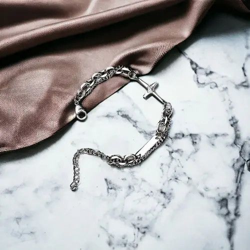VIBE STAR Silver Bracelet Size ONE SIZE - 3 Thumbnail