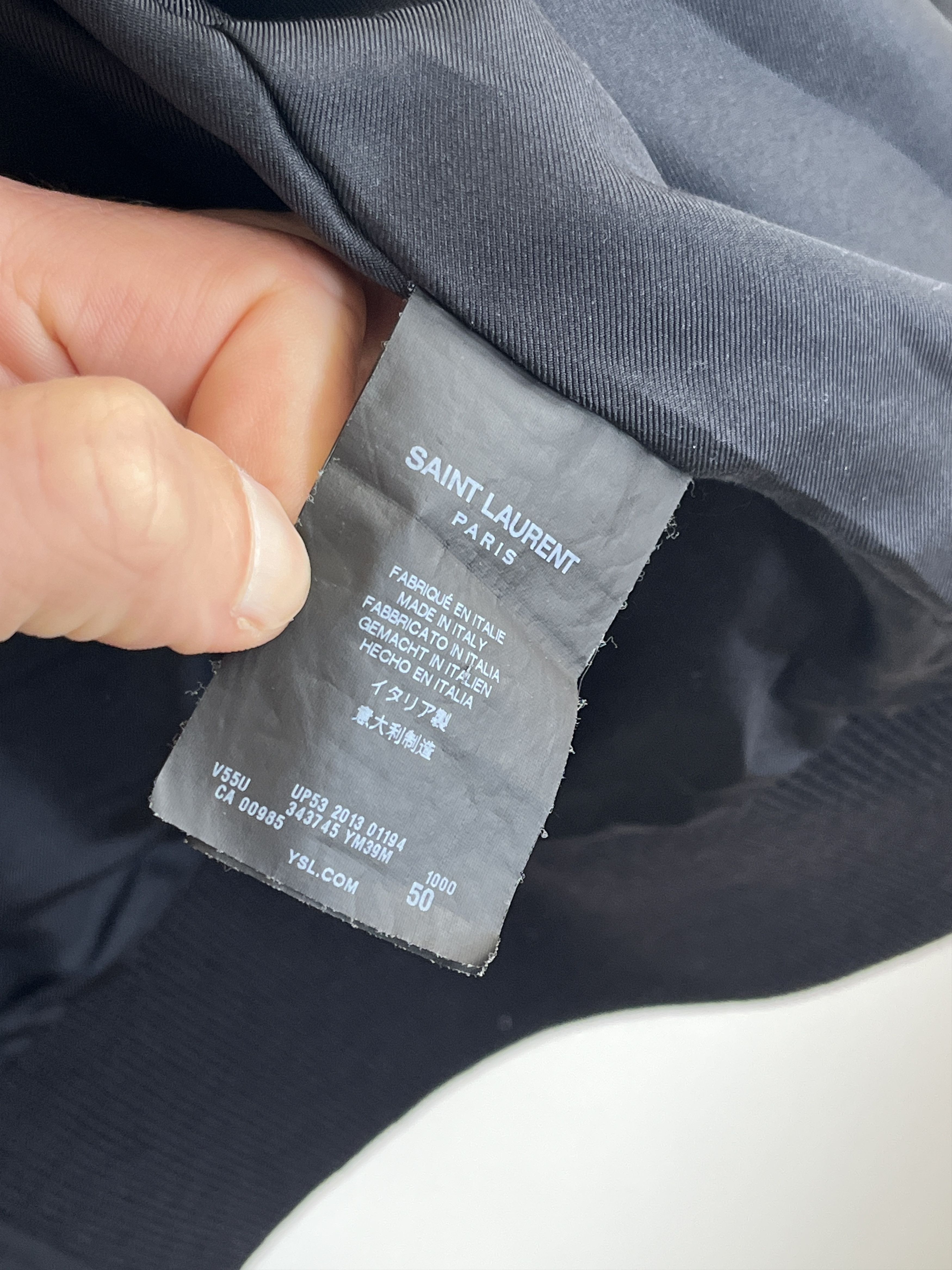 Hedi Slimane × Saint Laurent Paris Saint Laurent Black Teddy Size US M / EU 48-50 / 2 - 5 Thumbnail