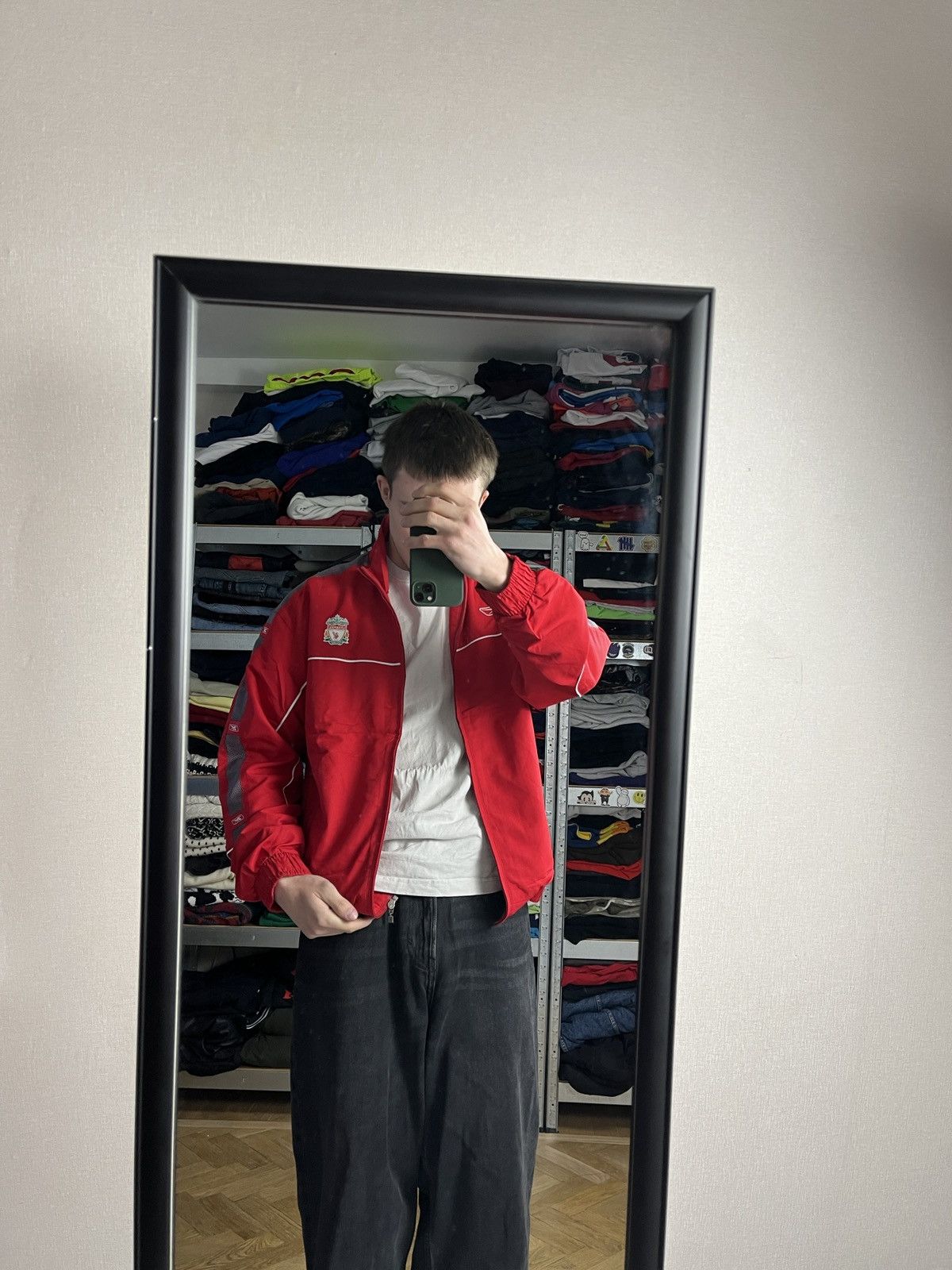 Reebok Vintage 00’s Reebok FC Liverpool Track Jacket Windbreaker Size US M / EU 48-50 / 2 - 3 Thumbnail