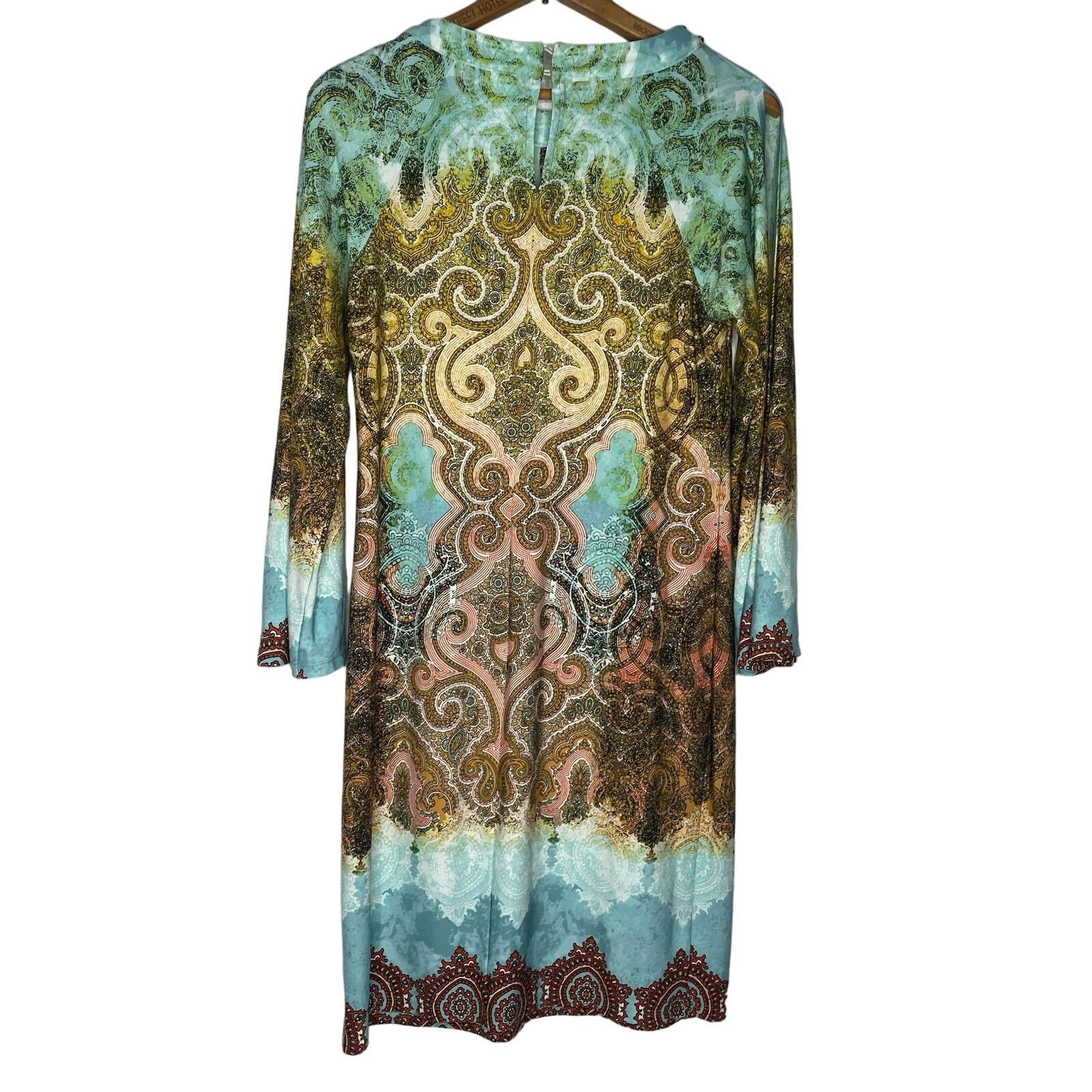 Chicos Chico's Paisley Midi Dress Size M / US 6-8 / IT 42-44 - 6 Thumbnail