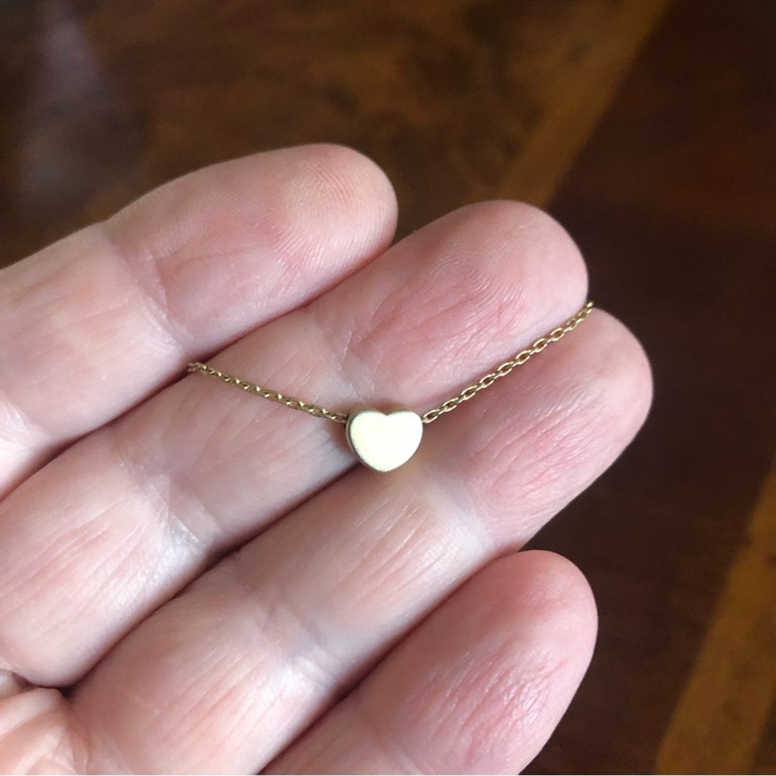 Vintage Vintage gold plated heart slider charm bracelet Size ONE SIZE - 3 Thumbnail