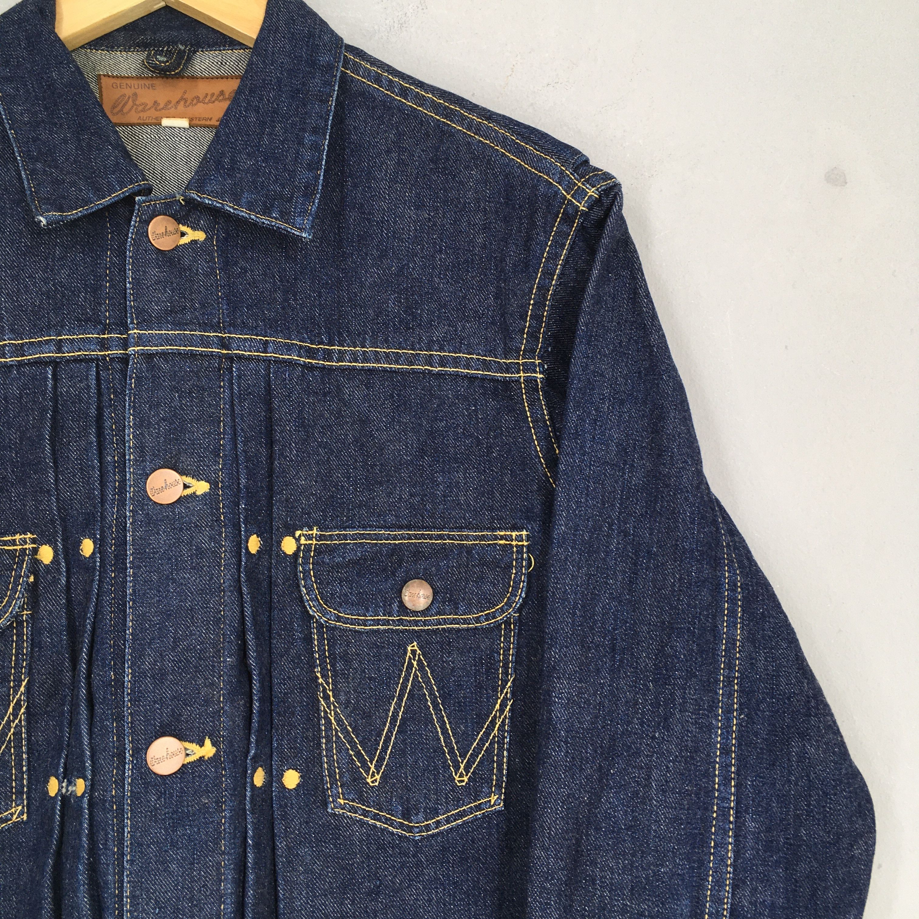 Warehouse Vintage Warehouse Japan Jeans Trucker Jacket Small Size US S / EU 44-46 / 1 - 2 Thumbnail