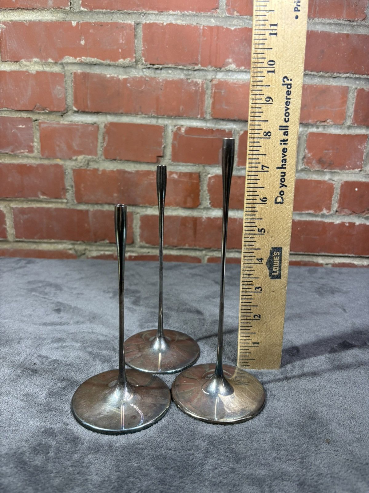 Other Vintage Dansk Tiny Taper Candle Holders Graduated Set Of 3 Size ONE SIZE - 9 Thumbnail