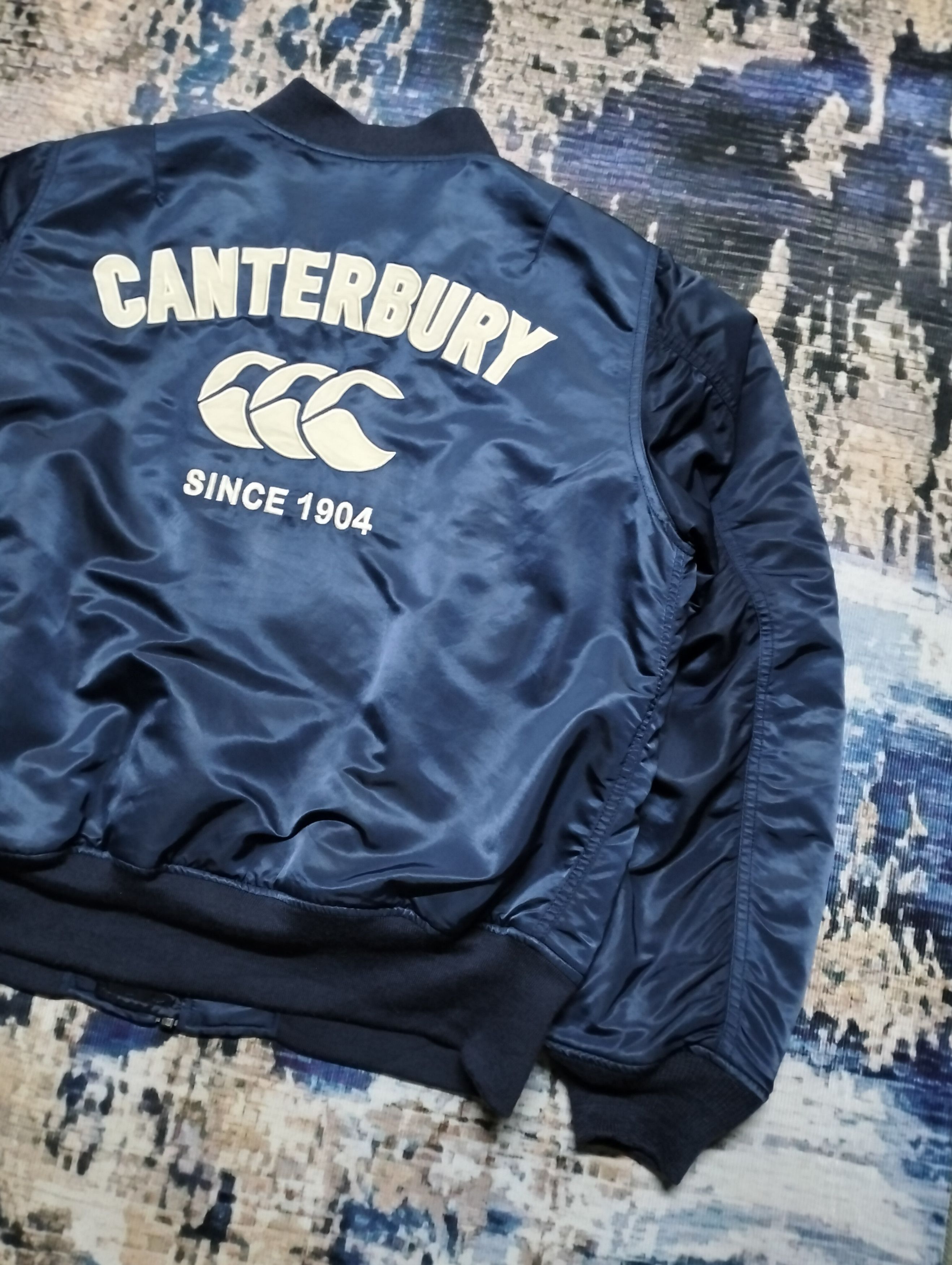 Canterbury of New Zealand Canterbury Ma-1 Bomber Jacket Embroidered Logo Size US L / EU 52-54 / 3 - 6 Thumbnail