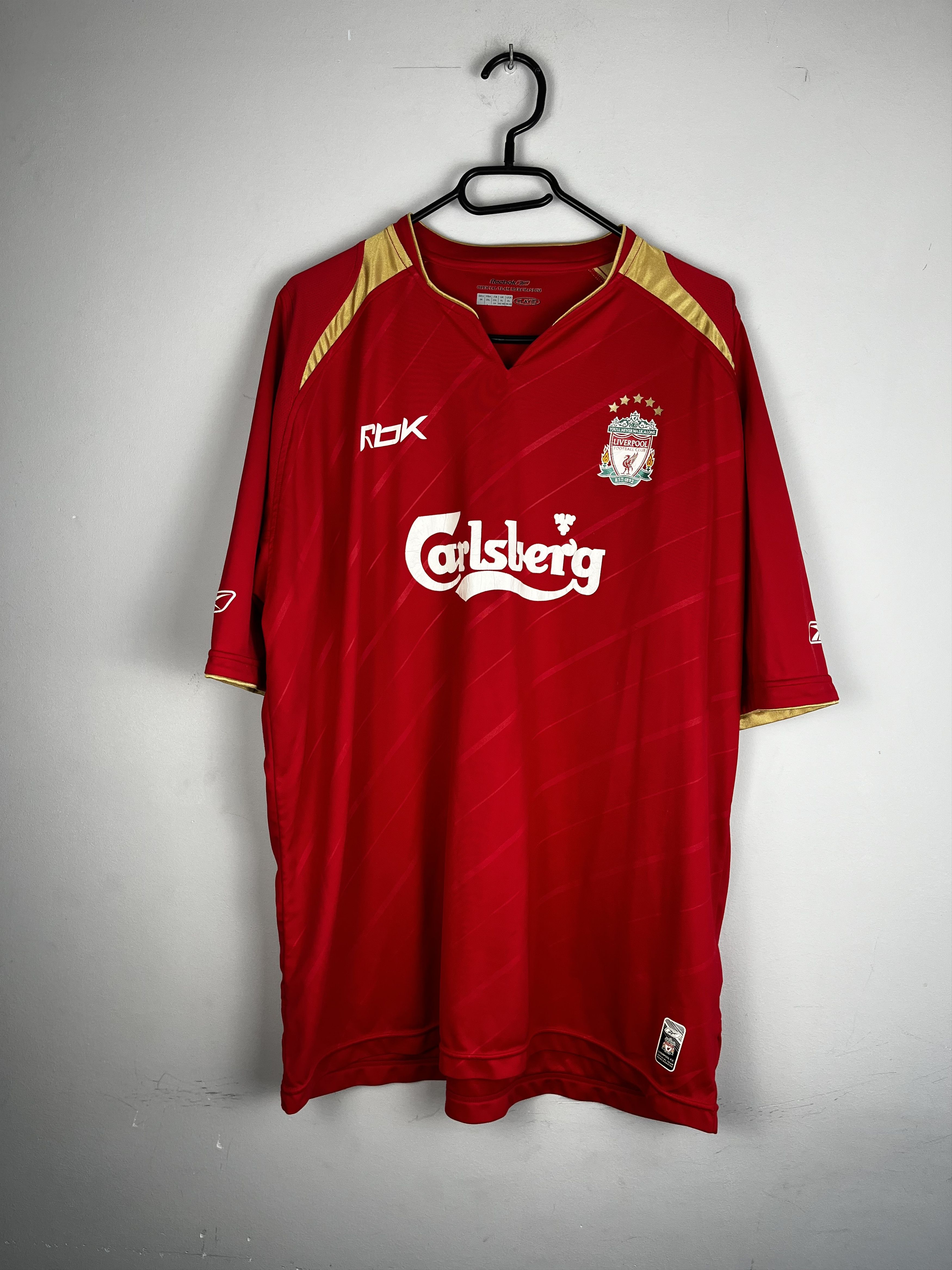 Reebok Reebok Liverpool 2005/2006 Champions League Jersey Size US XL / EU 56 / 4 - 1 Thumbnail