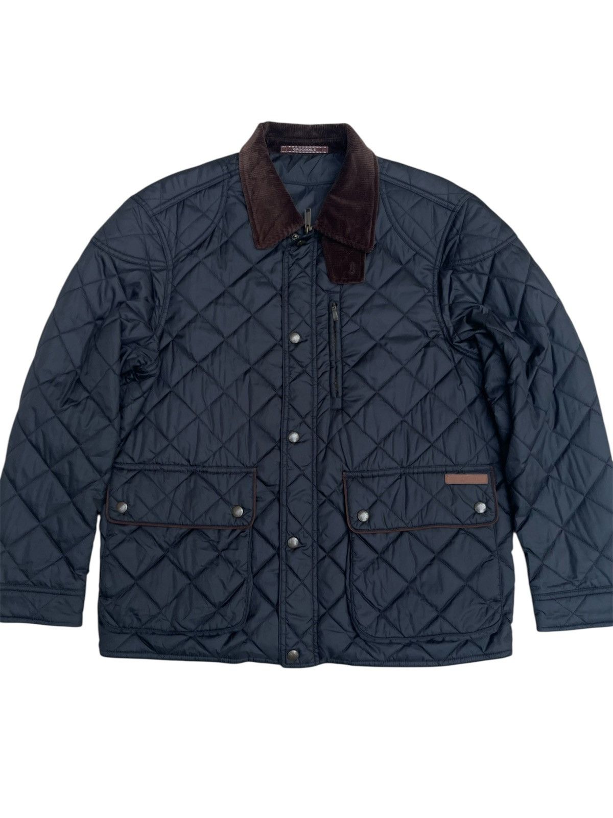 Japanese Brand Crocodile Japan Quilted Field Jacket Corduroy Collar Size US M / EU 48-50 / 2 - 1 Thumbnail