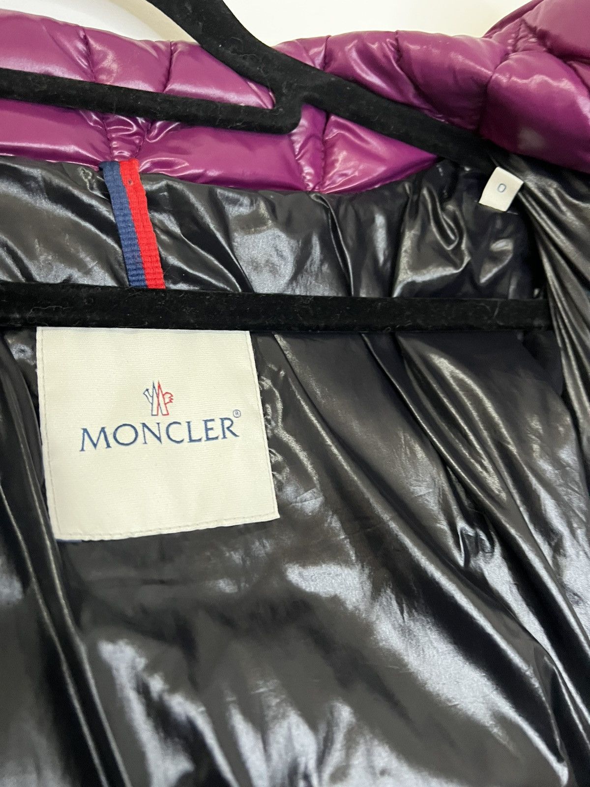 Moncler Original moncler xs puffer jacket violet goose down Size XS / US 0-2 / IT 36-38 - 11 Thumbnail