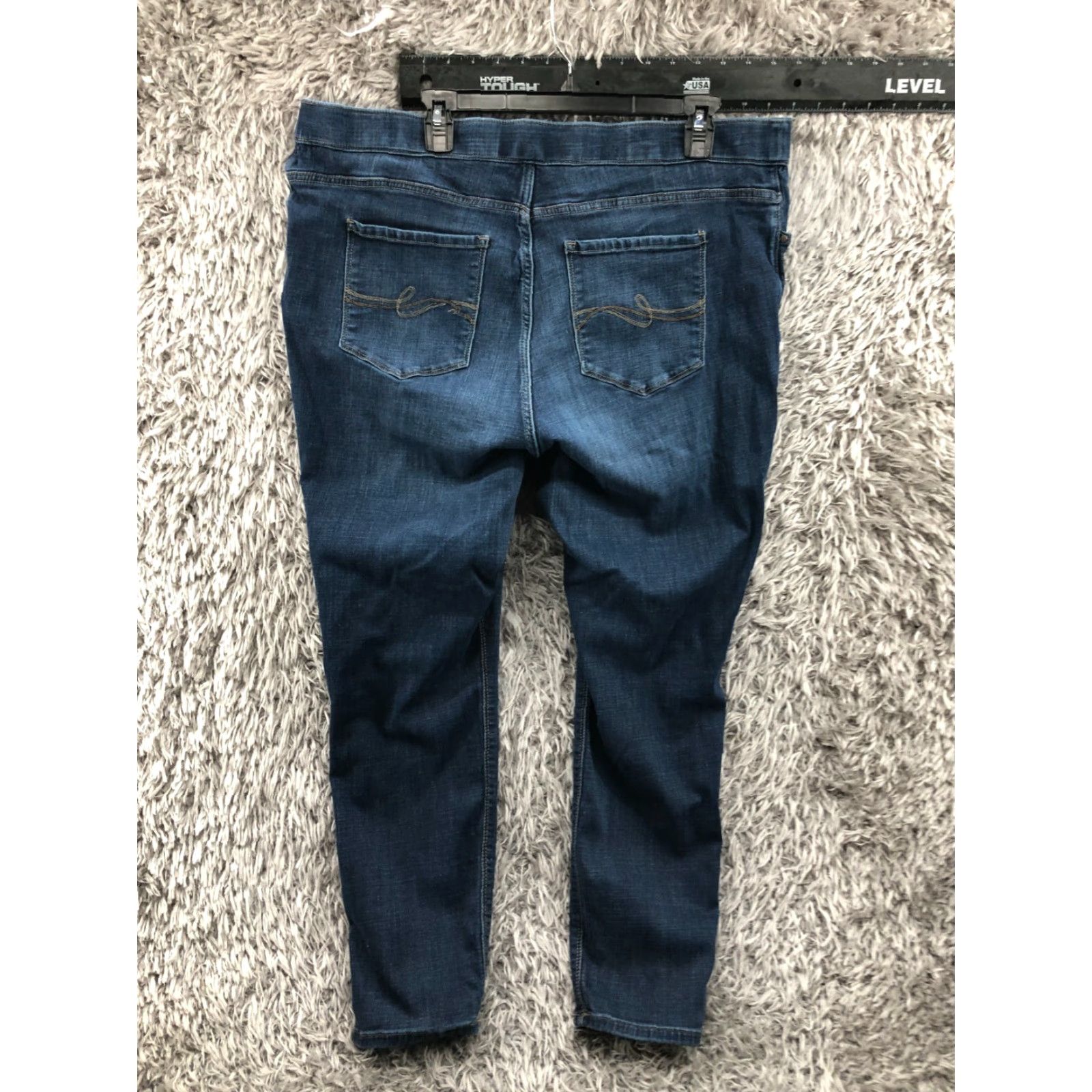 Lee Lee Jeans Skinny Womens Plus 20W Medium Blue Modern Series 20W Lee Premium Classic Size 42" / US 20 - 6 Thumbnail