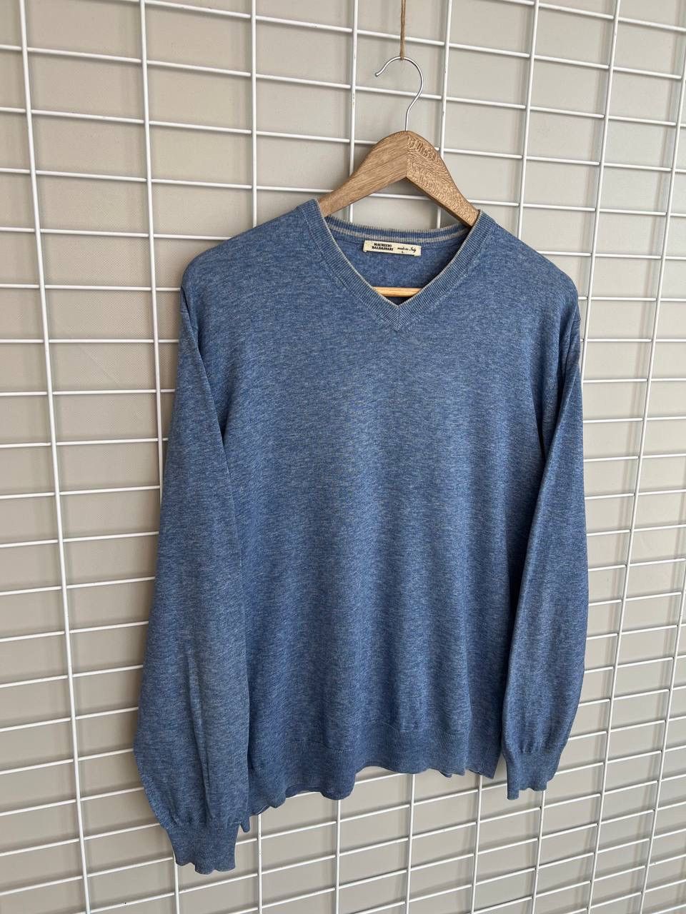 Maurizio Baldassari Maurizio Baldassari V-Neck Knit Sweater Mens Size M/L Jumper Size US L / EU 52-54 / 3 - 5 Thumbnail
