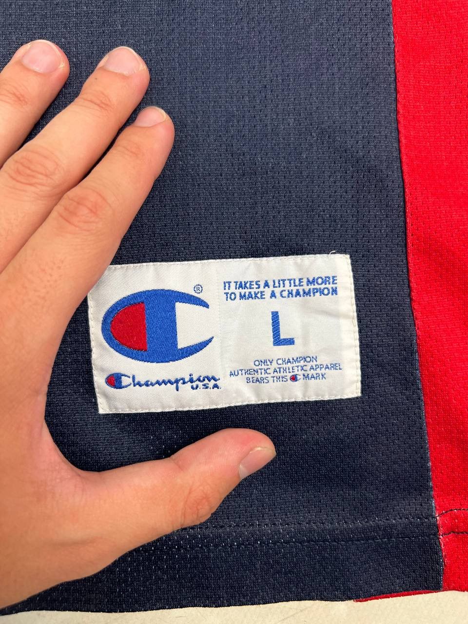 Champion Vintage Champion United State Hardway #6 NBA Jersey 90s Size US L / EU 52-54 / 3 - 4 Thumbnail