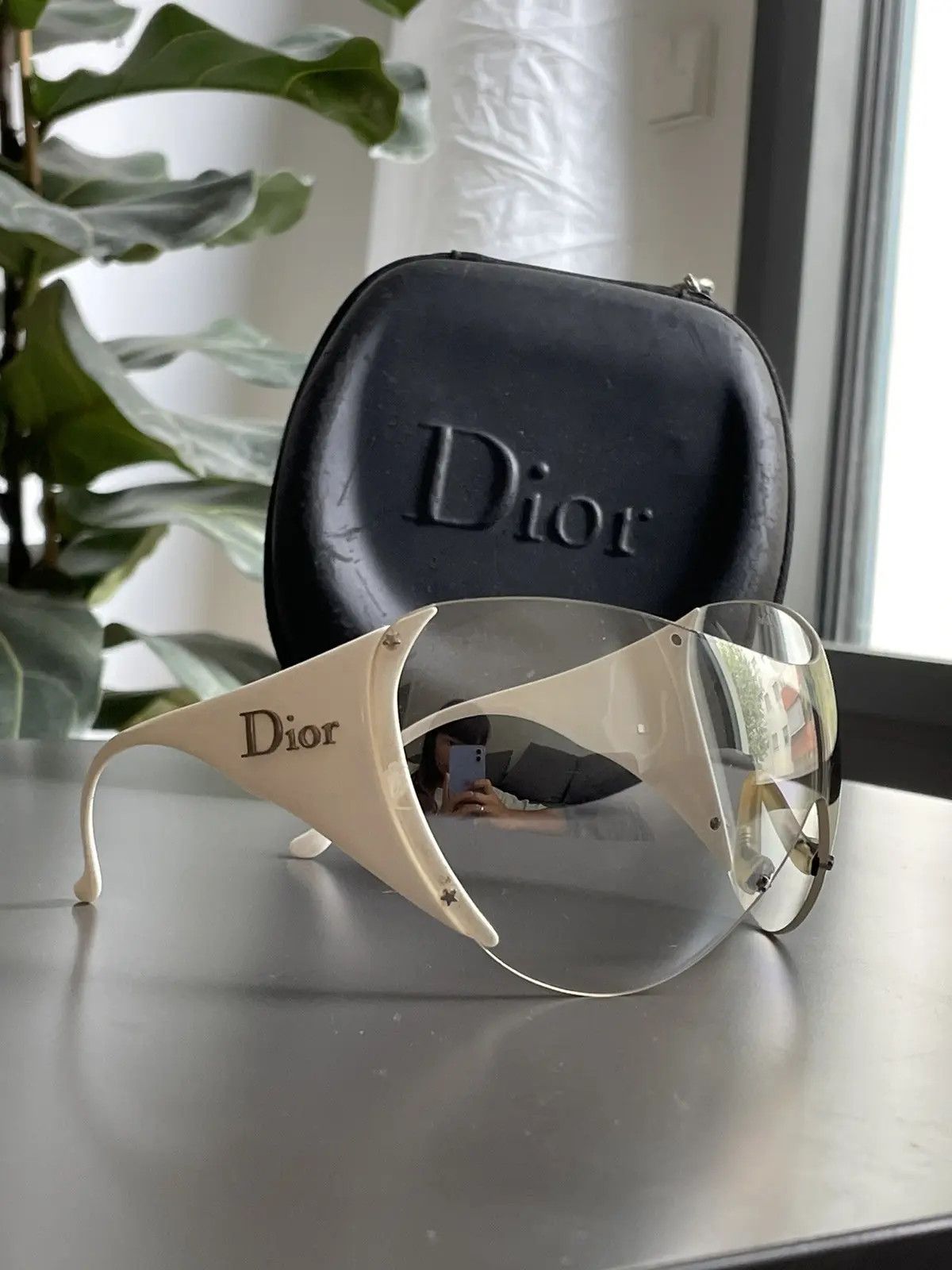 Dior Christian Dior Sunglasses Ski 1 Shield Mask Bike Western Size ONE SIZE - 3 Thumbnail