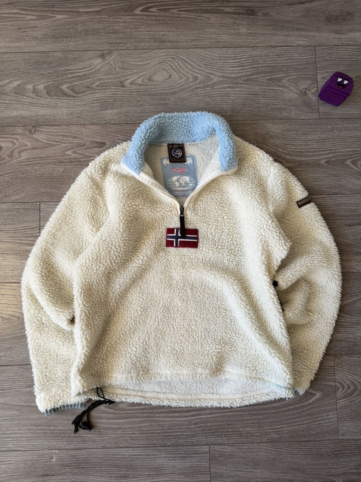Napapijri Napapijri Central Logo Rare Vintage Expedition Swetaer Size XS / US 0-2 / IT 36-38 - 1 Thumbnail