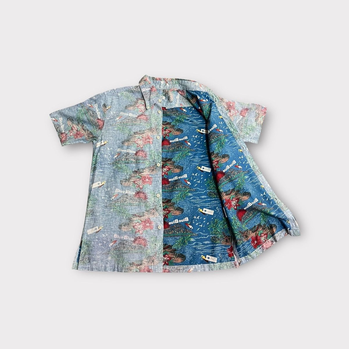 Blue Blue Japan × HOLLYWOOD RANCH MARKET Blue Blue Hawaii Shirt Size US M / EU 48-50 / 2 - 1 Thumbnail