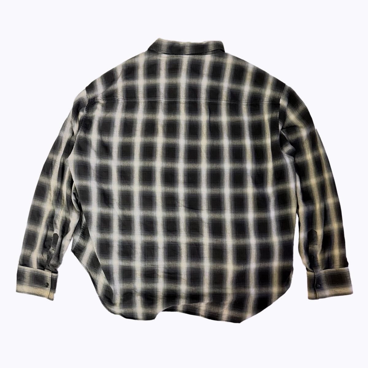 Cactus Plant Flea Market CPFM.XYZ Plaid Flannel Shirt w/ Smile Patches – Size 4 Size US XL / EU 56 / 4 - 2 Thumbnail