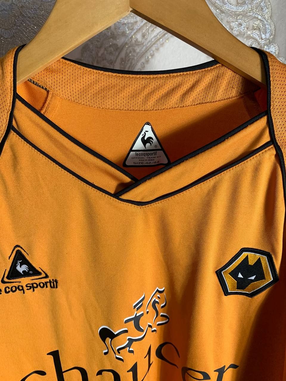 Le Coq Sportif Vintage Le Coq Sportif Wolverhampton England Soccer Jersey Size US M / EU 48-50 / 2 - 3 Thumbnail