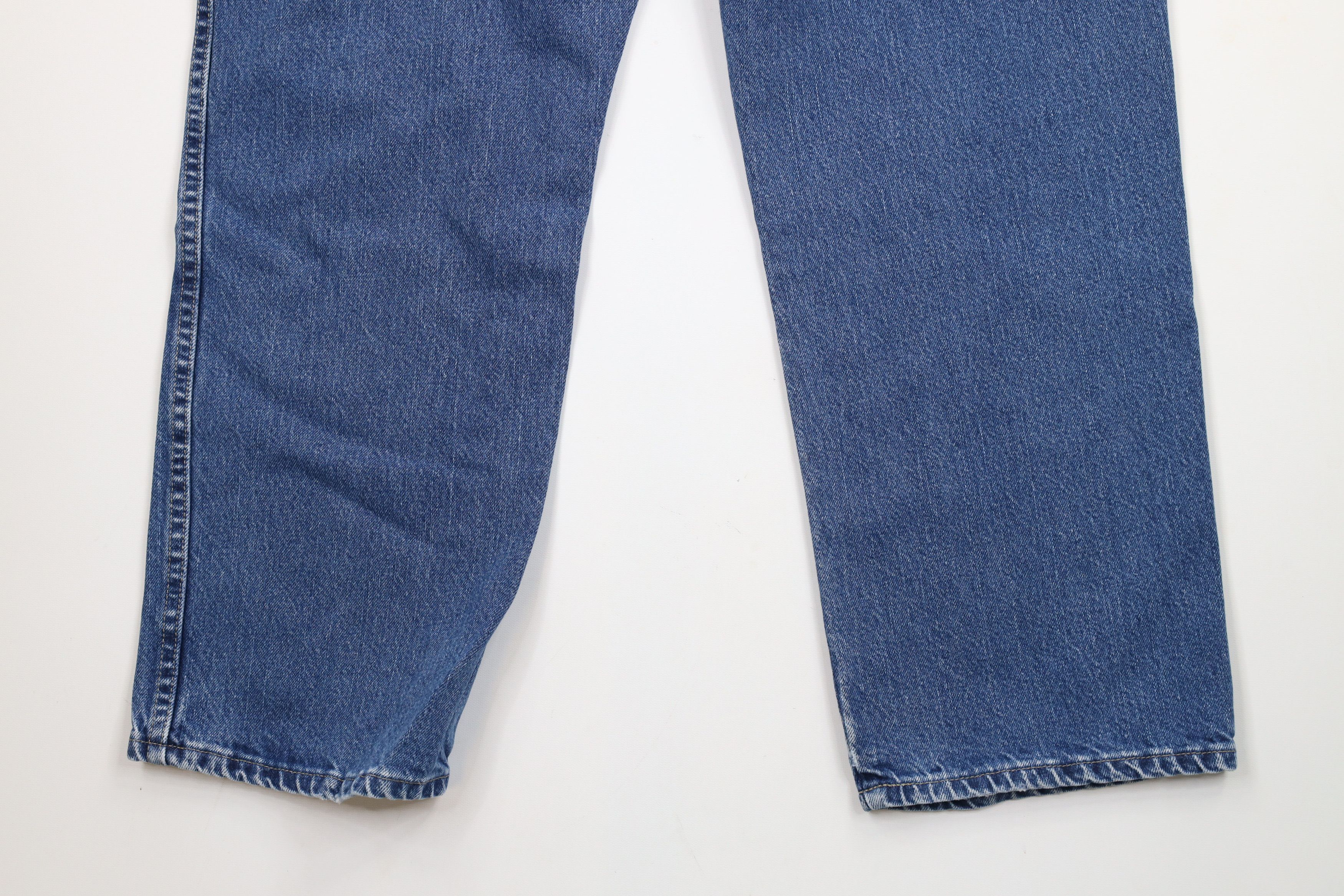 Dickies × Vintage Vintage Dickies Spell Out Bootcut Denim Workwear Jeans Blue Size US 36 / EU 52 - 11 Thumbnail
