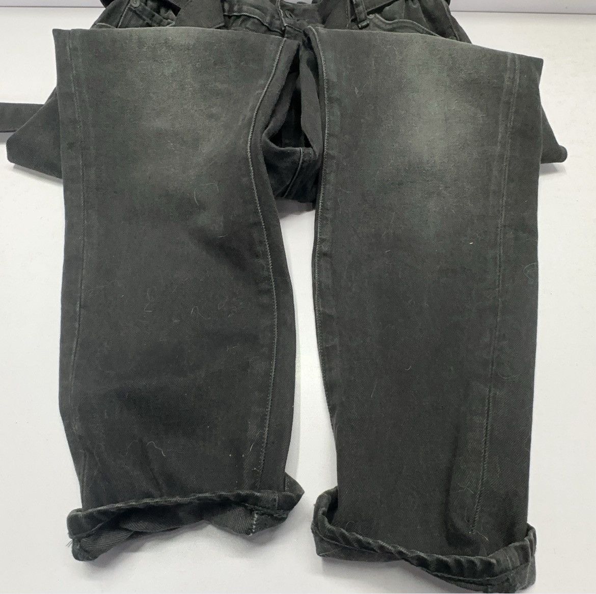 Off-White OFF-WHITE Slim Fit Logo Print Washed Denim Jeans Size US 34 / EU 50 - 6 Thumbnail