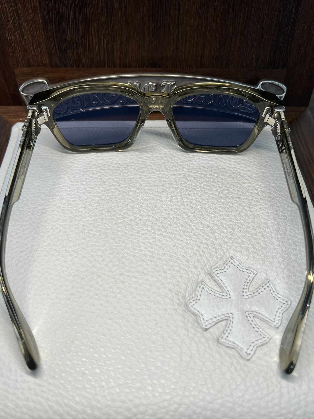 Chrome Hearts Chrome Hearts Box Officer Sunglasses Size ONE SIZE - 6 Thumbnail