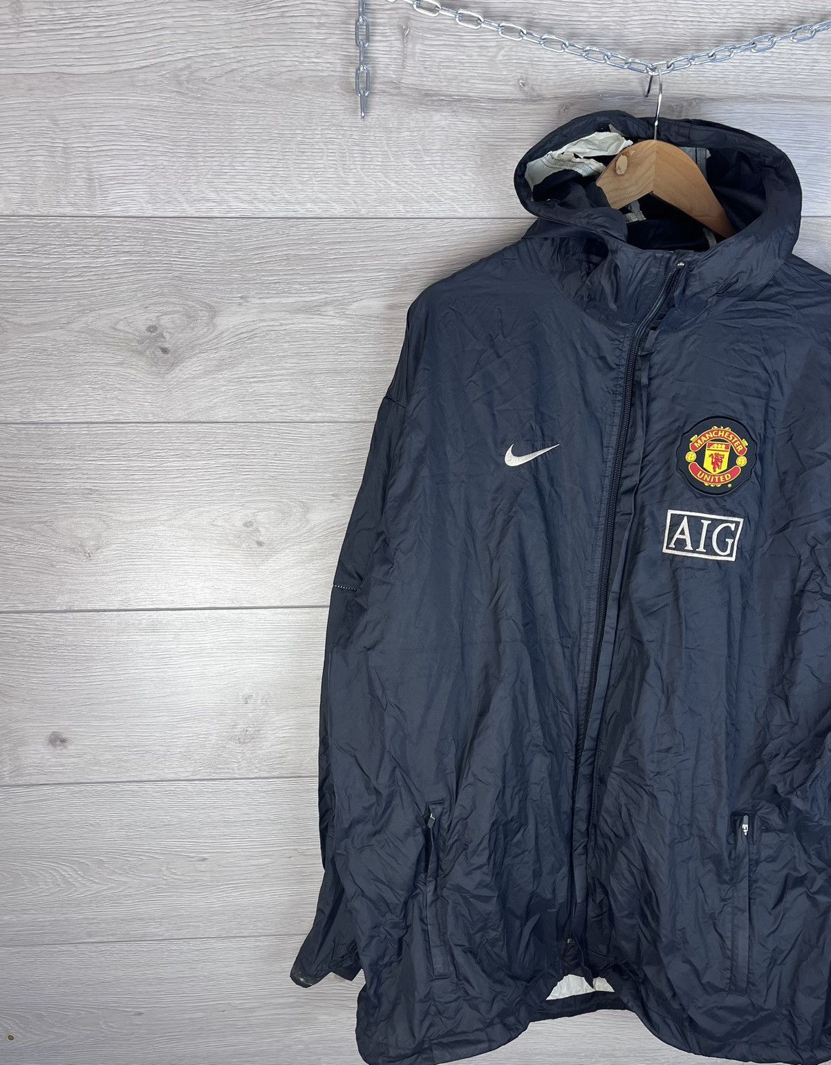 Nike Vintage soccer jacket Nike Manchester United Nike size Xxl Size US XXL / EU 58 / 5 - 2 Thumbnail
