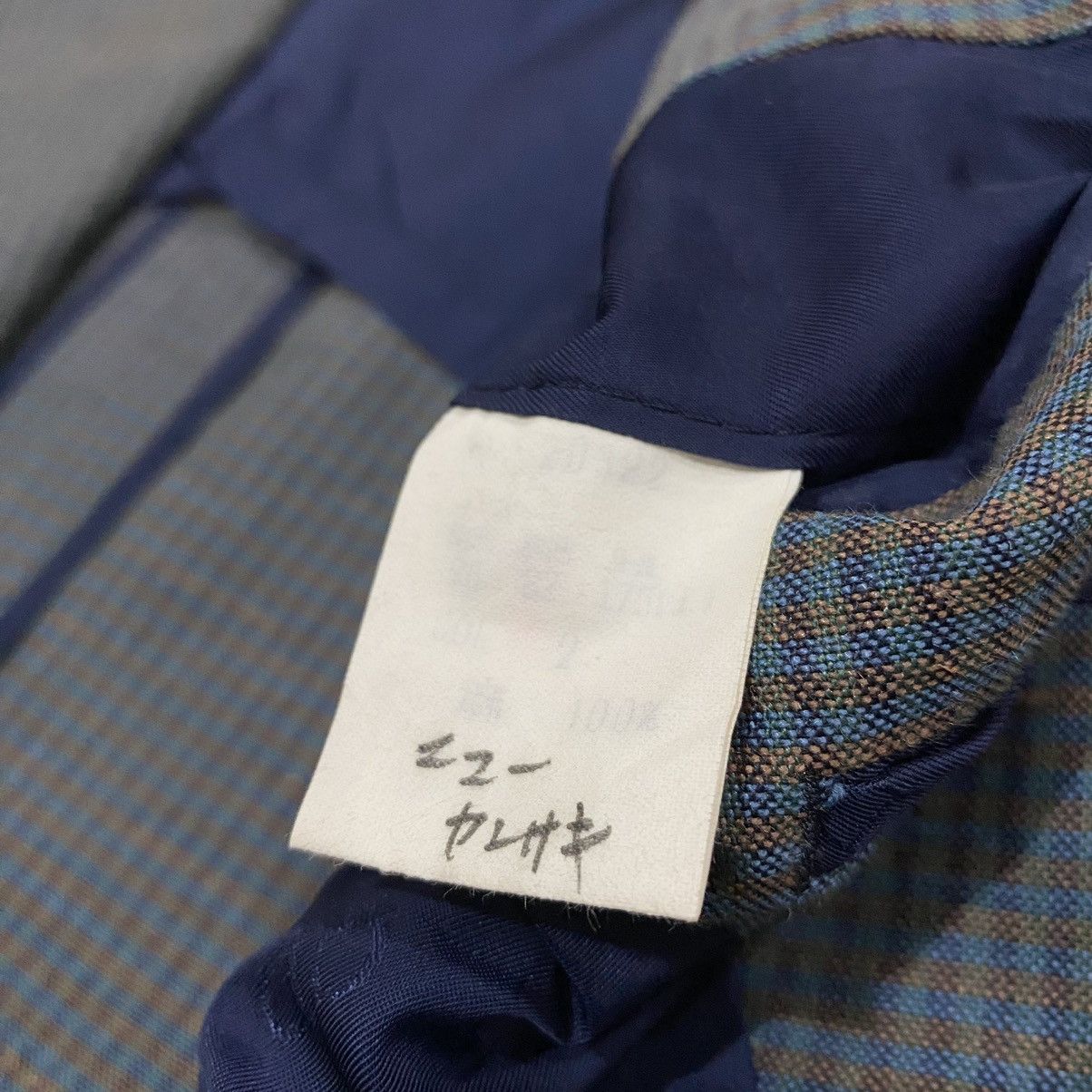 Christian Dior Monsieur × Designer VINTAGE CHRISTIAN DIOR GINGHAM COATS BLAZER Size US S / EU 44-46 / 1 - 11 Thumbnail