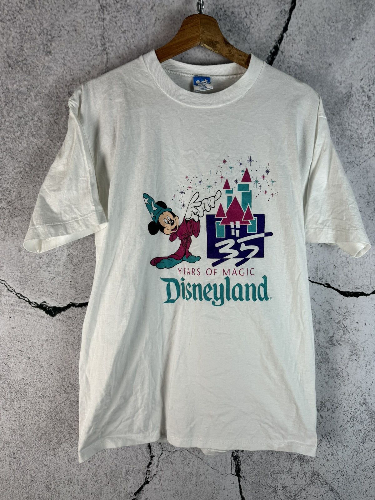 Cartoon Network × Mickey Mouse Disney Mickey Mouse Disneyland Resort Paris Vtg T-shirt Size US M / EU 48-50 / 2 - 1 Thumbnail