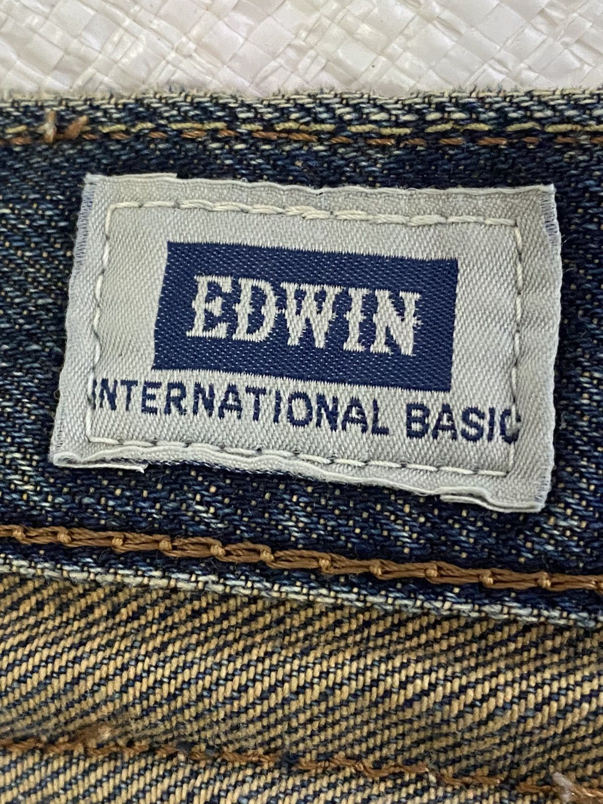Edwin 💥VINTAGE EDWIN REWORK SHASIKO BORO JAPAN Size US 36 / EU 52 - 24 Thumbnail