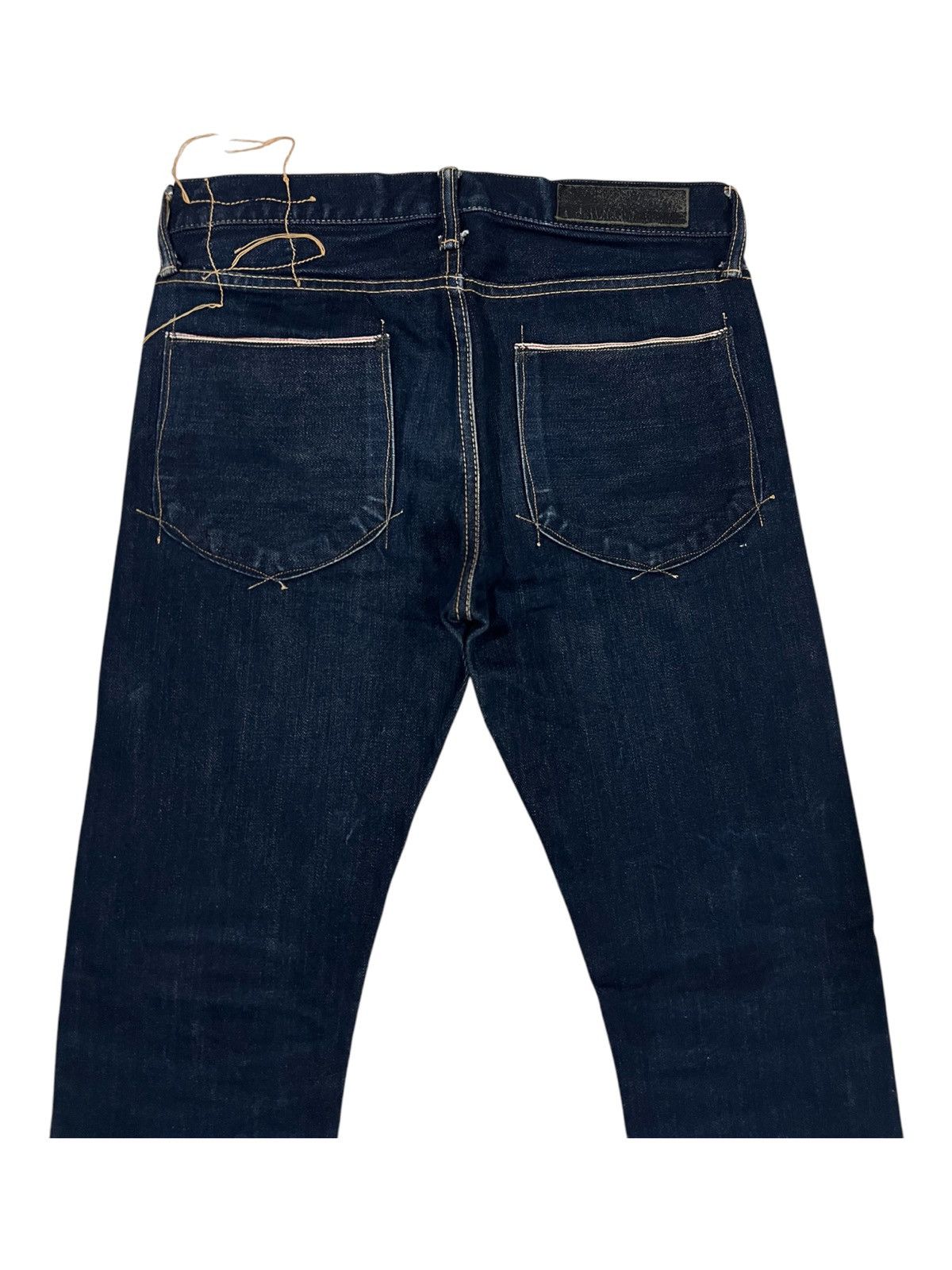 Japanese Brand Vintage Kuro Graphite Oikawa Denim Co Indigo Selvaged Denim Size US 31 - 3 Thumbnail