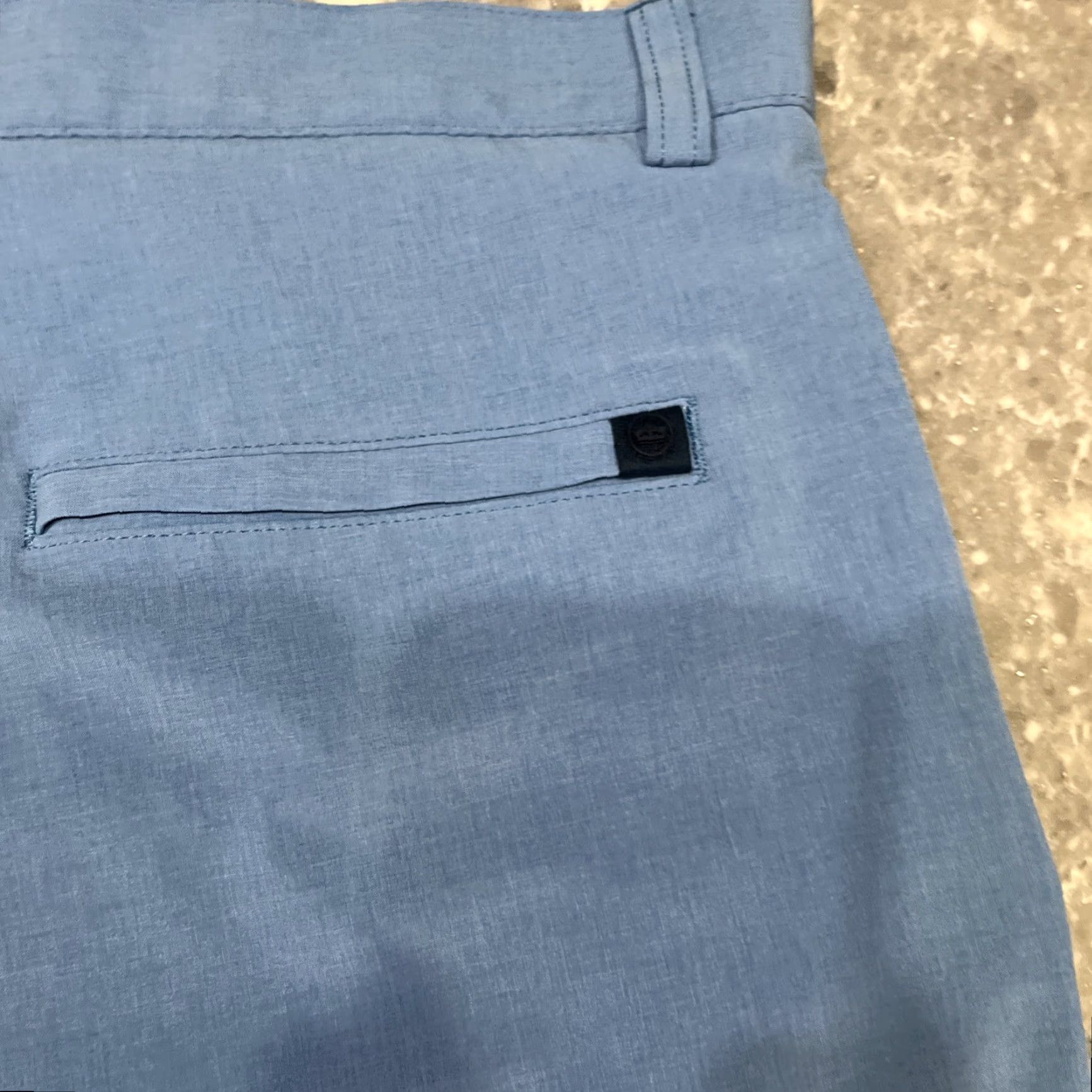 Peter Millar Peter Millar Wicking Shorts 10" Inseam Blue Polyester Regular Men 38 Belt Loops Pockets Stretch Concealed Logo Size US 38 / EU 54 - 6 Thumbnail