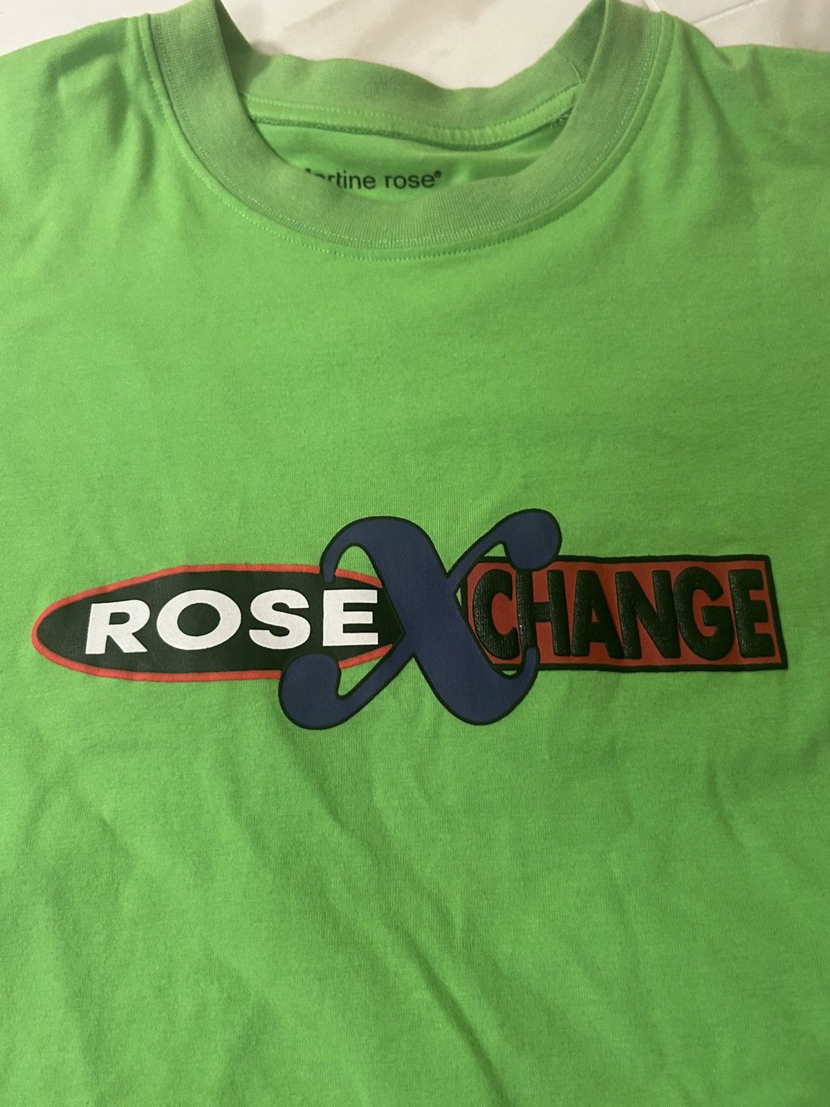 Martine Rose Martine Rose rose x change t shirt size m in green Size US M / EU 48-50 / 2 - 2 Thumbnail