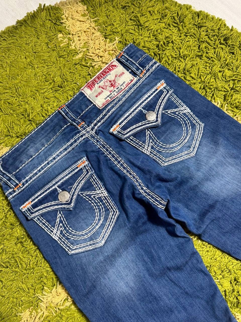 True Religion True Religion Womens Straight Leg Jeans Size 28x34 Size 28" / US 6 / IT 42 - 3 Thumbnail