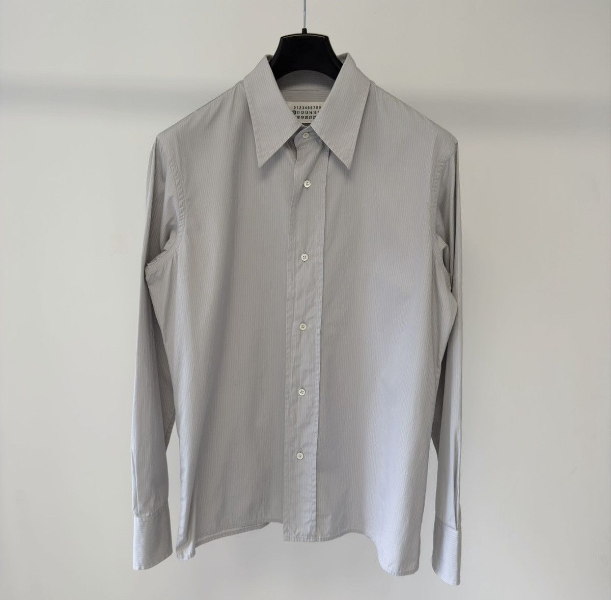 Maison Margiela A/W 02 ‘Oversized Button Track’ Striped Shirt Size US L / EU 52-54 / 3 - 1 Thumbnail